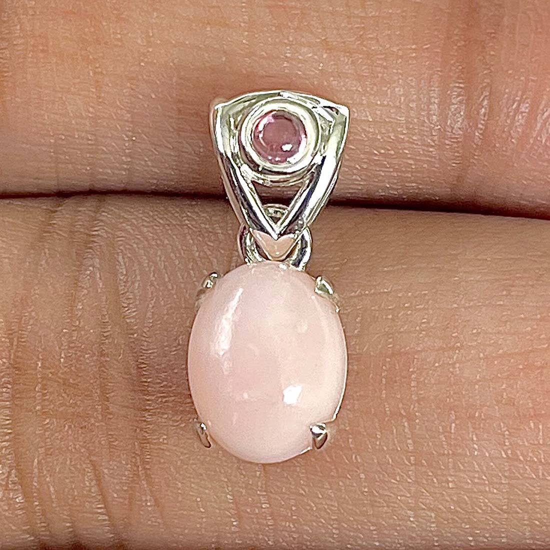 Pink Opal Pendant-(PKO-RDP-553)