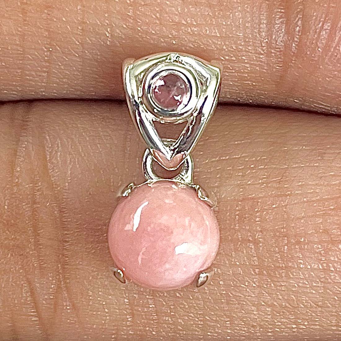 Pink Opal Pendant-(PKO-RDP-558)