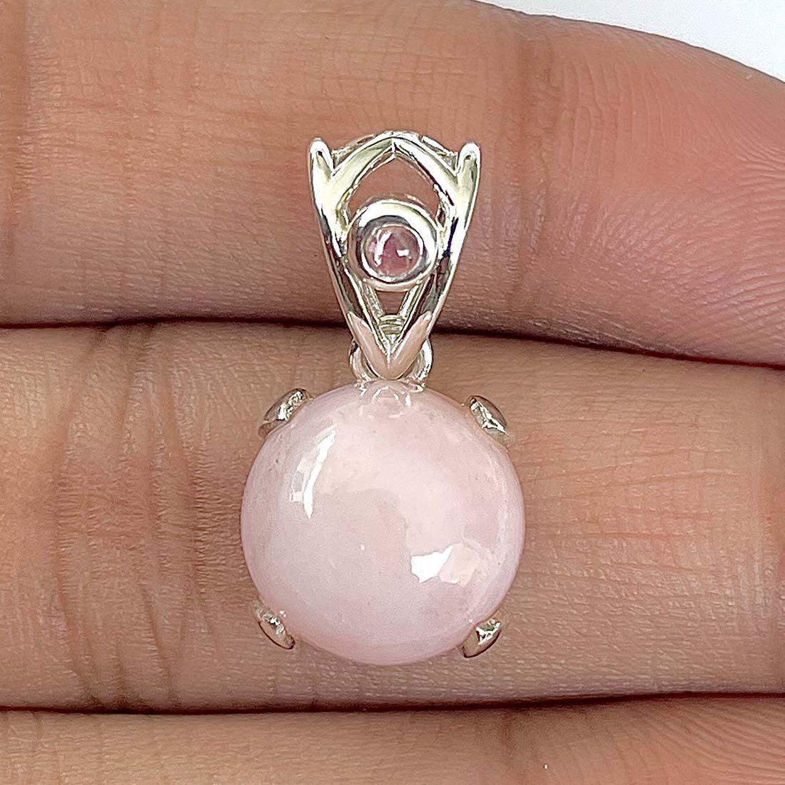 Pink Opal Pendant-(PKO-RDP-561)