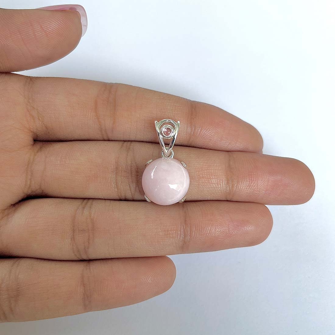 Pink Opal Pendant-(PKO-RDP-562)