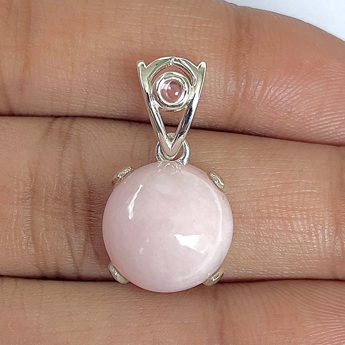 Pink Opal Pendant-(PKO-RDP-562)