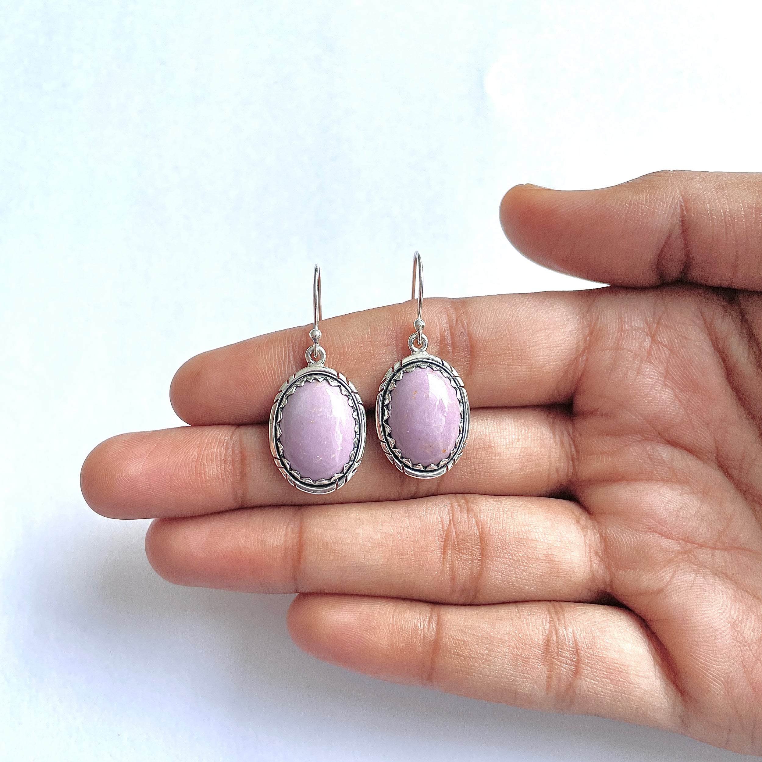 Phosphosiderite Earring-(PPD-3-2)