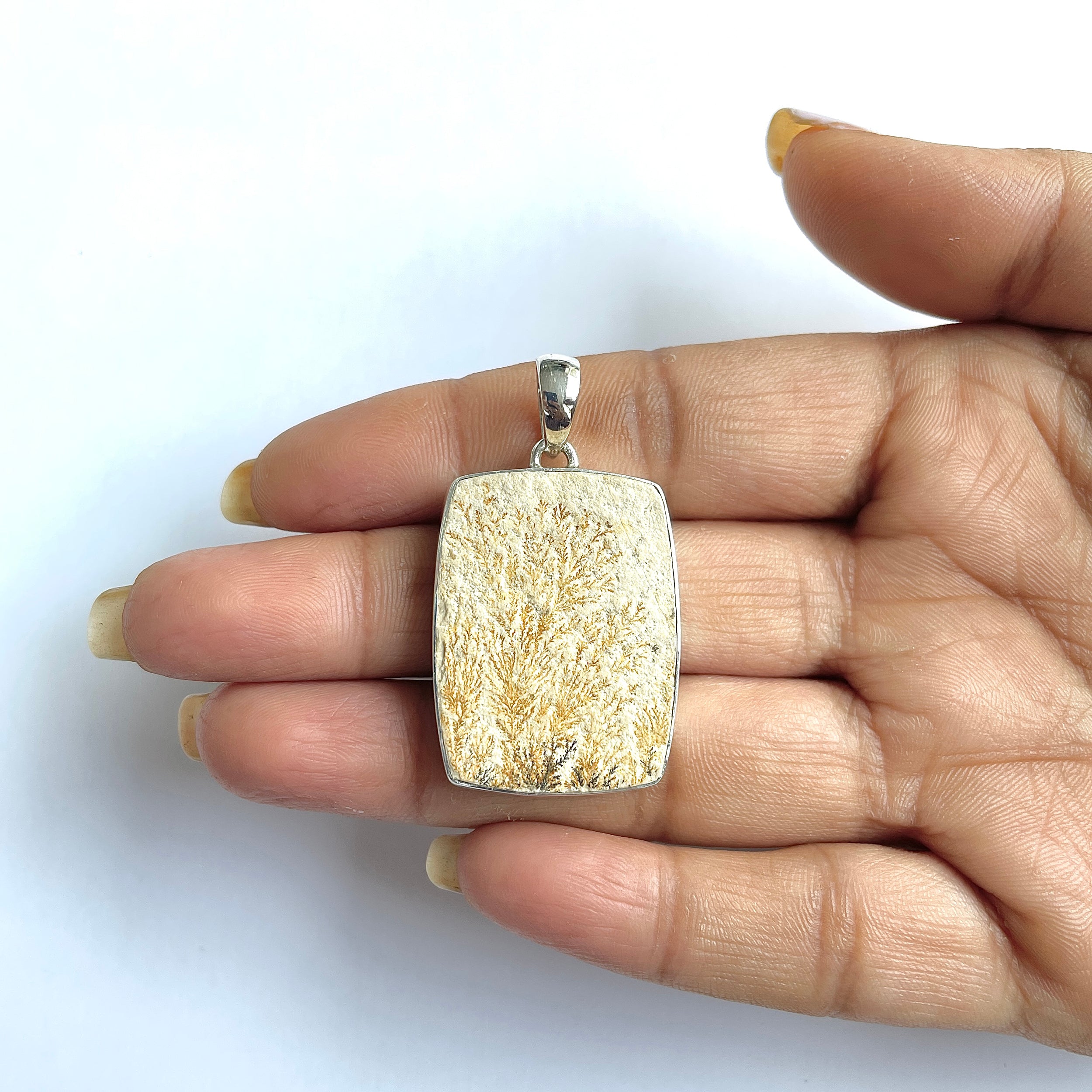 Psilomelane Dendrite Pendant-(PSD-1-1)