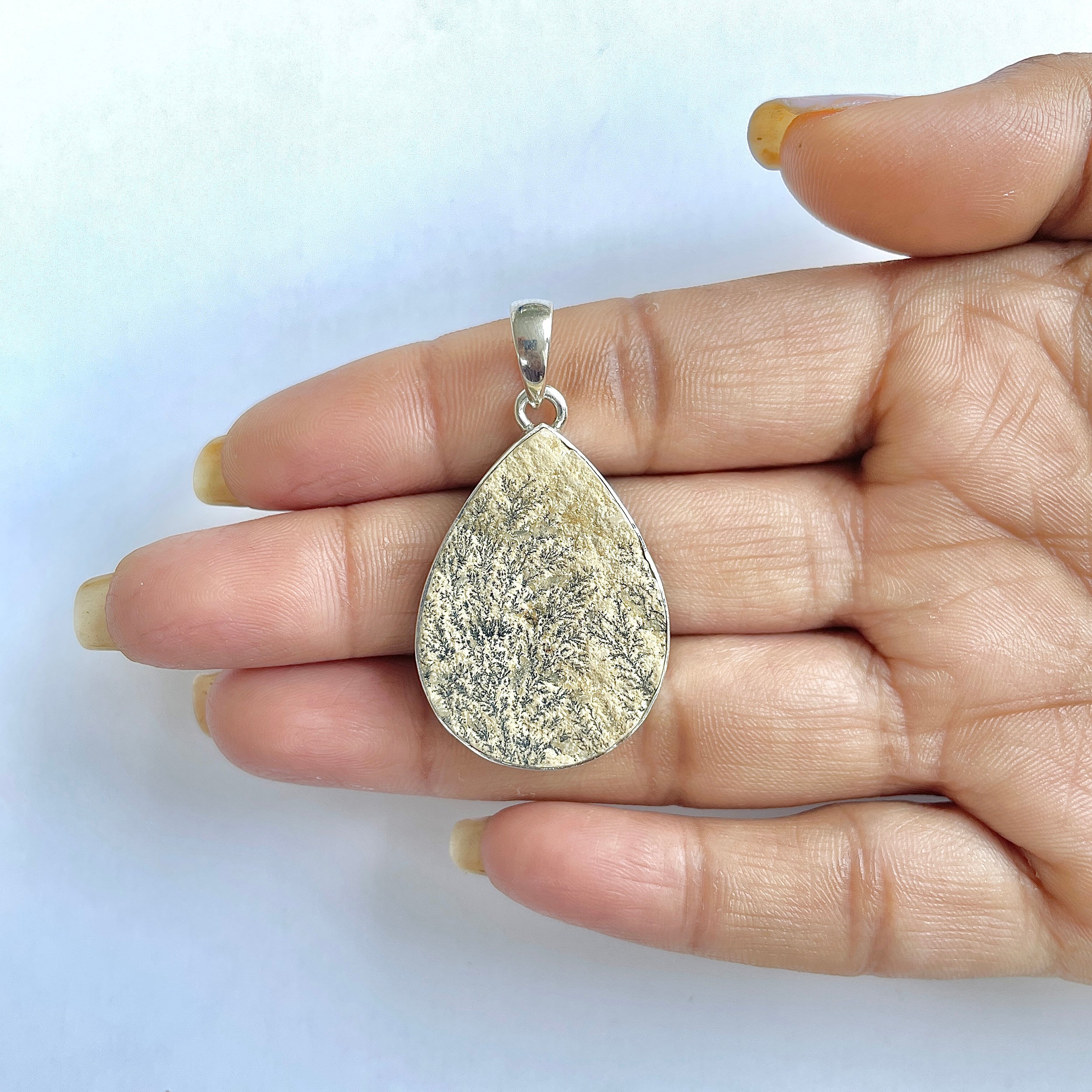 Psilomelane Dendrite Pendant-(PSD-1-10)