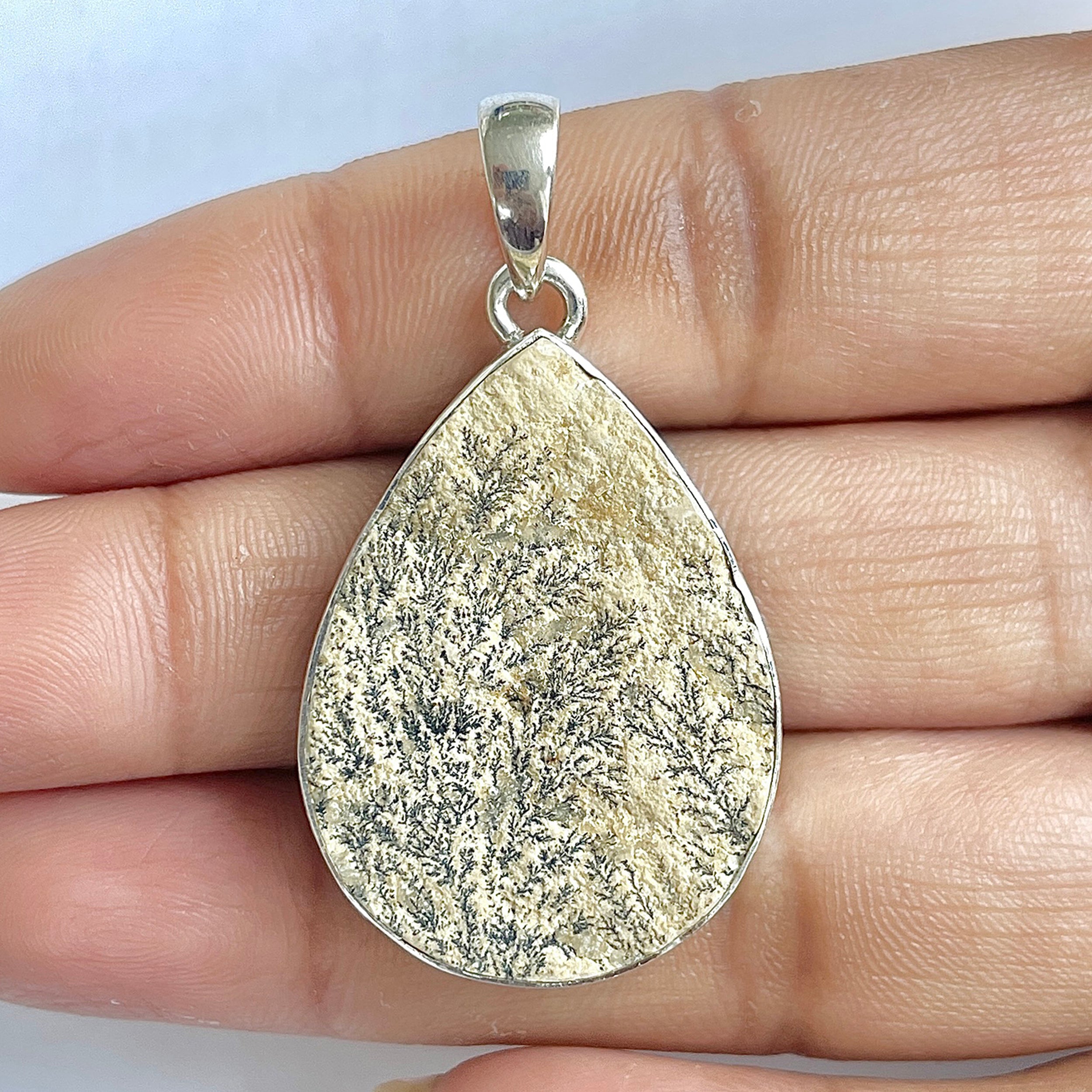Psilomelane Dendrite Pendant-(PSD-1-10)