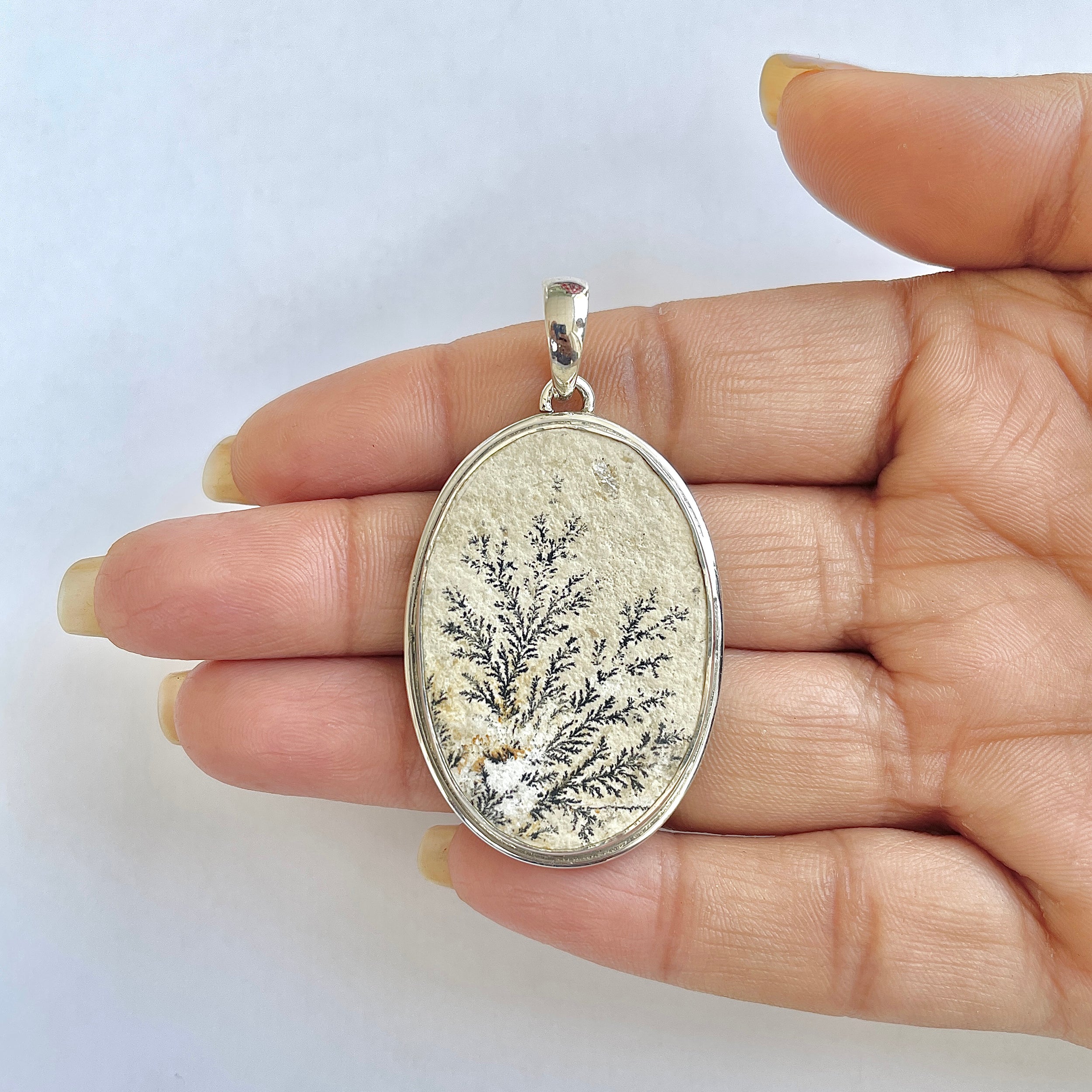 Psilomelane Dendrite Pendant-(PSD-1-22)