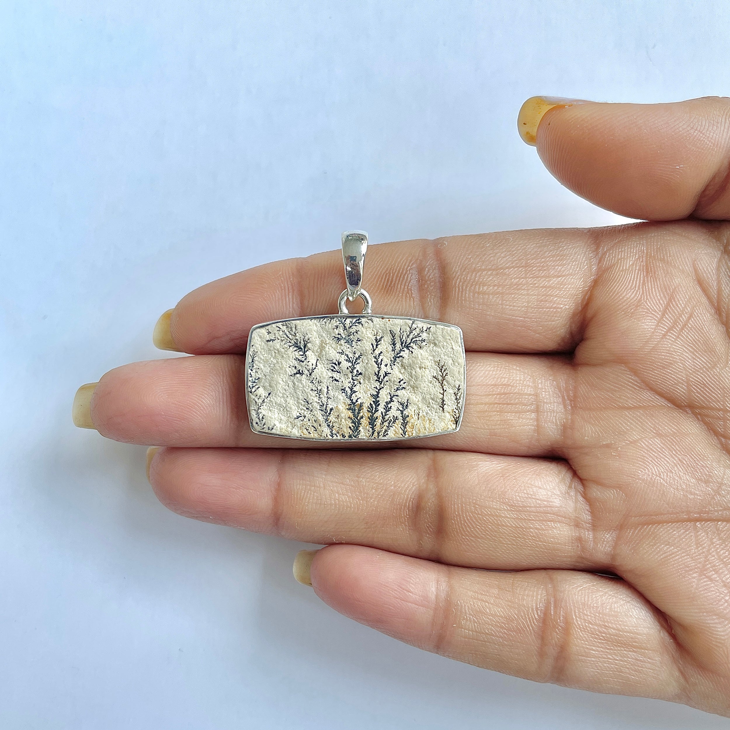 Psilomelane Dendrite Pendant-(PSD-1-23)