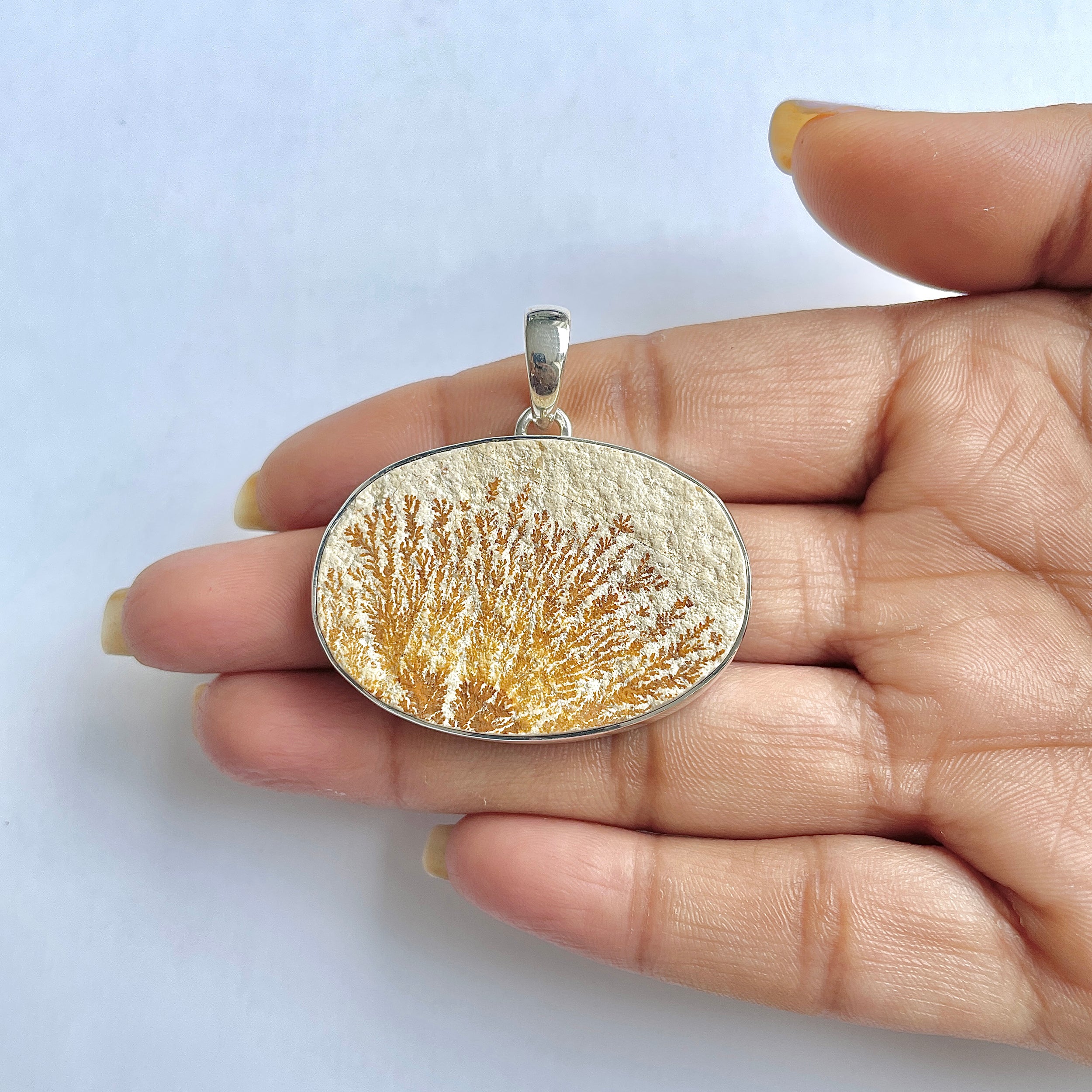 Psilomelane Dendrite Pendant-(PSD-1-25)