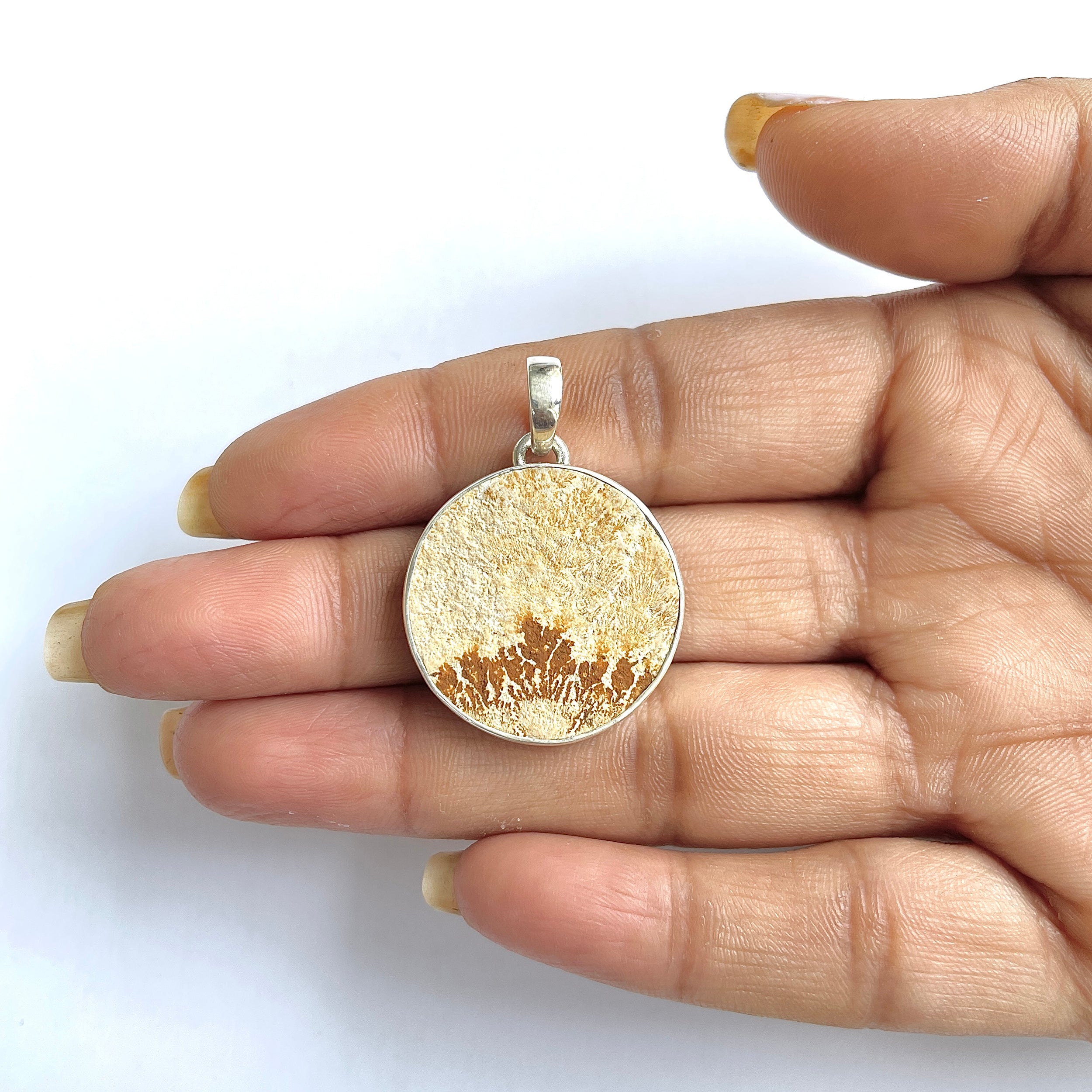 Psilomelane Dendrite Pendant-(PSD-1-3)