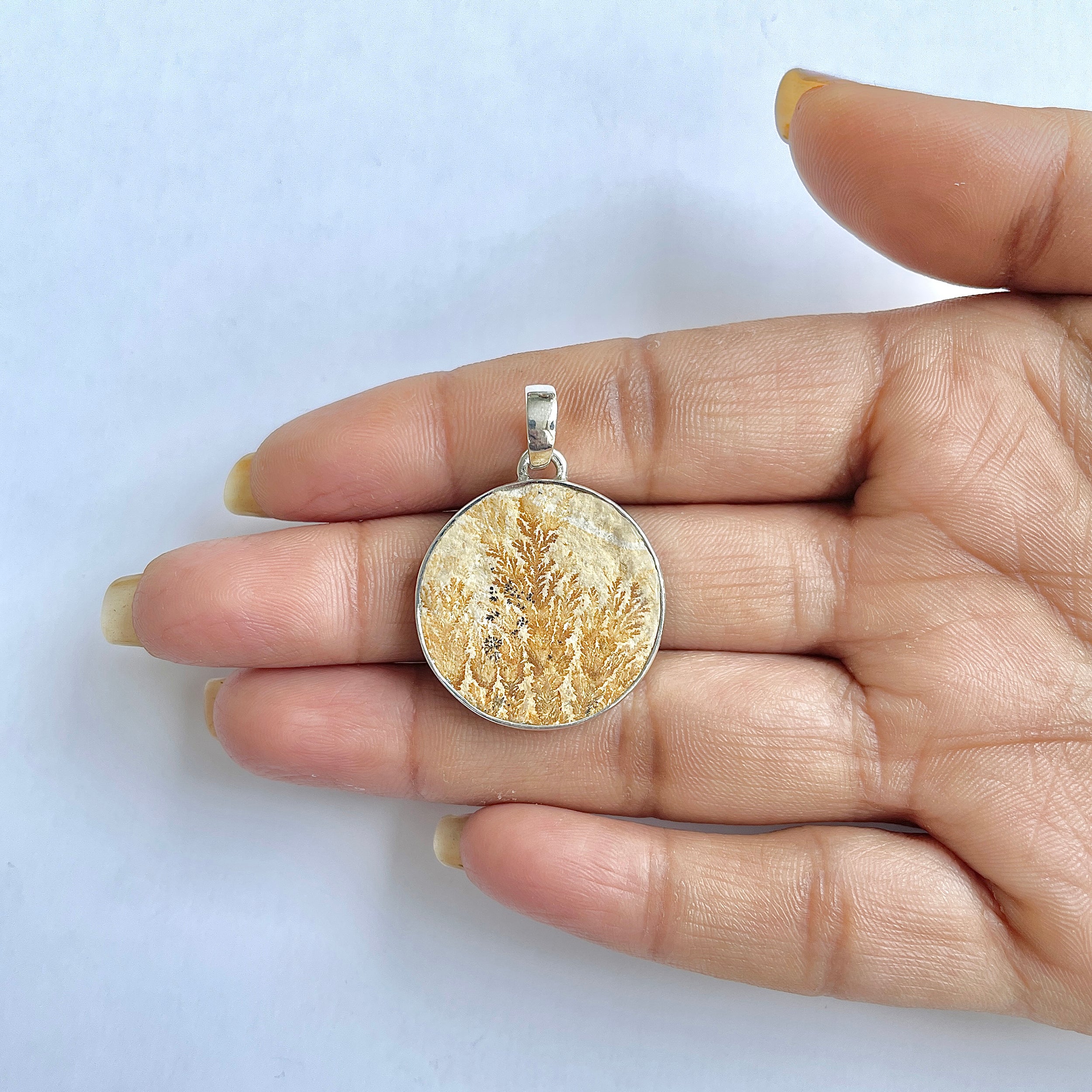 Psilomelane Dendrite Pendant-(PSD-1-30)