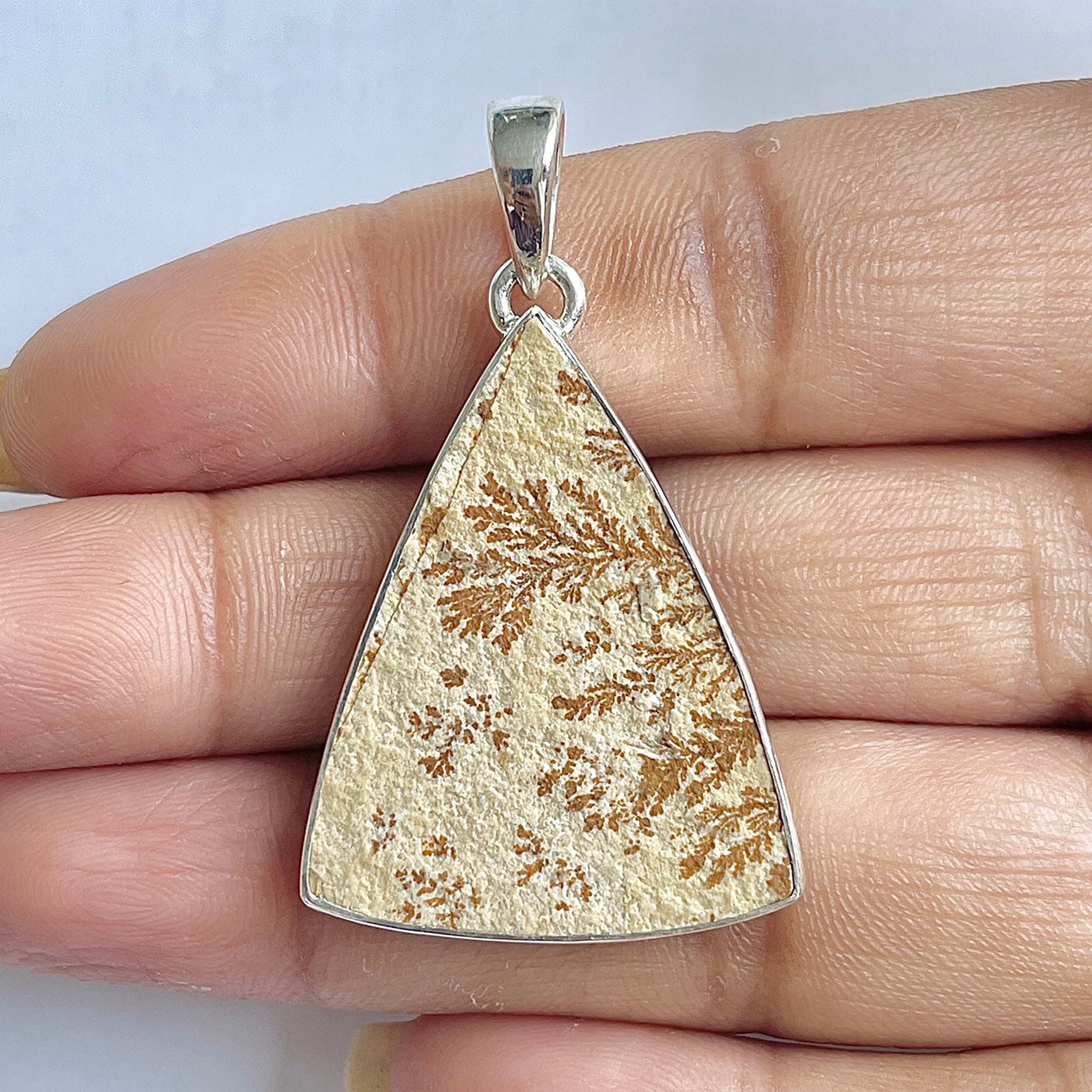Psilomelane Dendrite Pendant-(PSD-1-31)