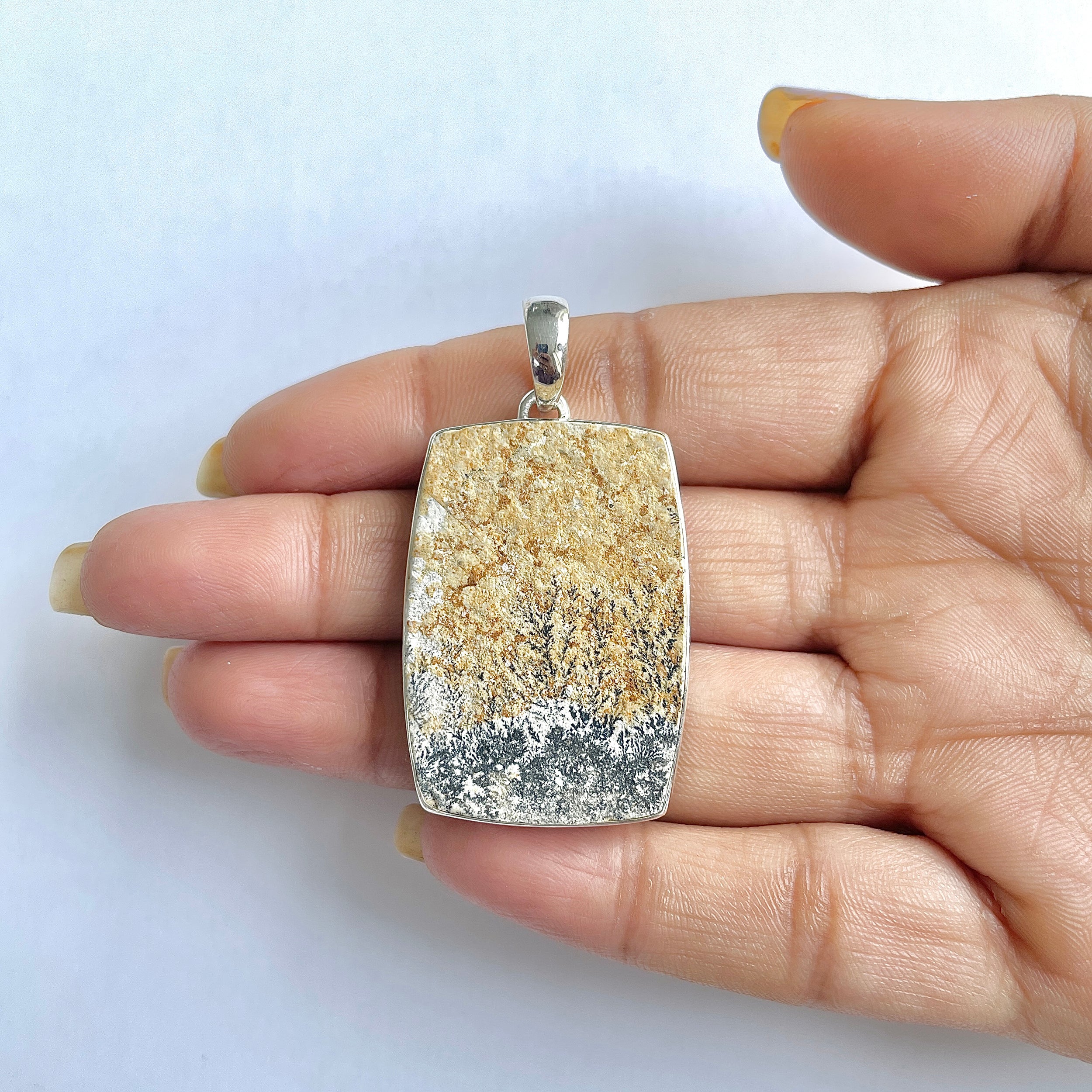 Psilomelane Dendrite Pendant-(PSD-1-32)