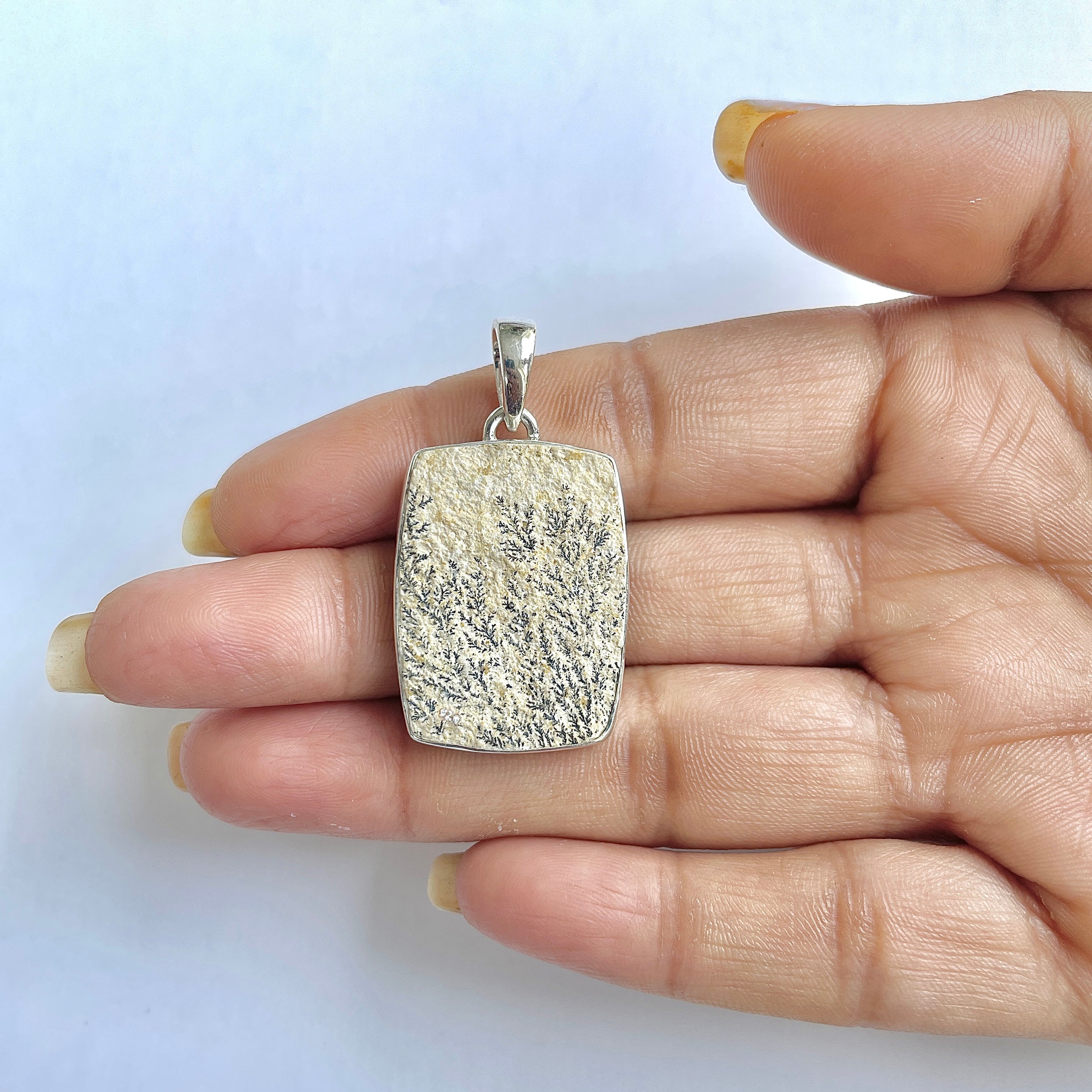 Psilomelane Dendrite Pendant-(PSD-1-37)