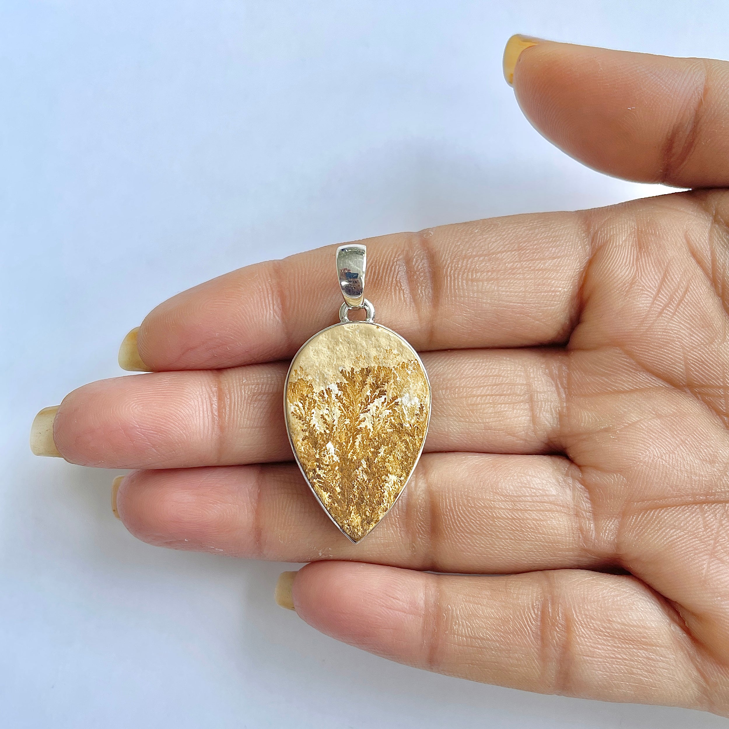 Psilomelane Dendrite Pendant-(PSD-1-39)