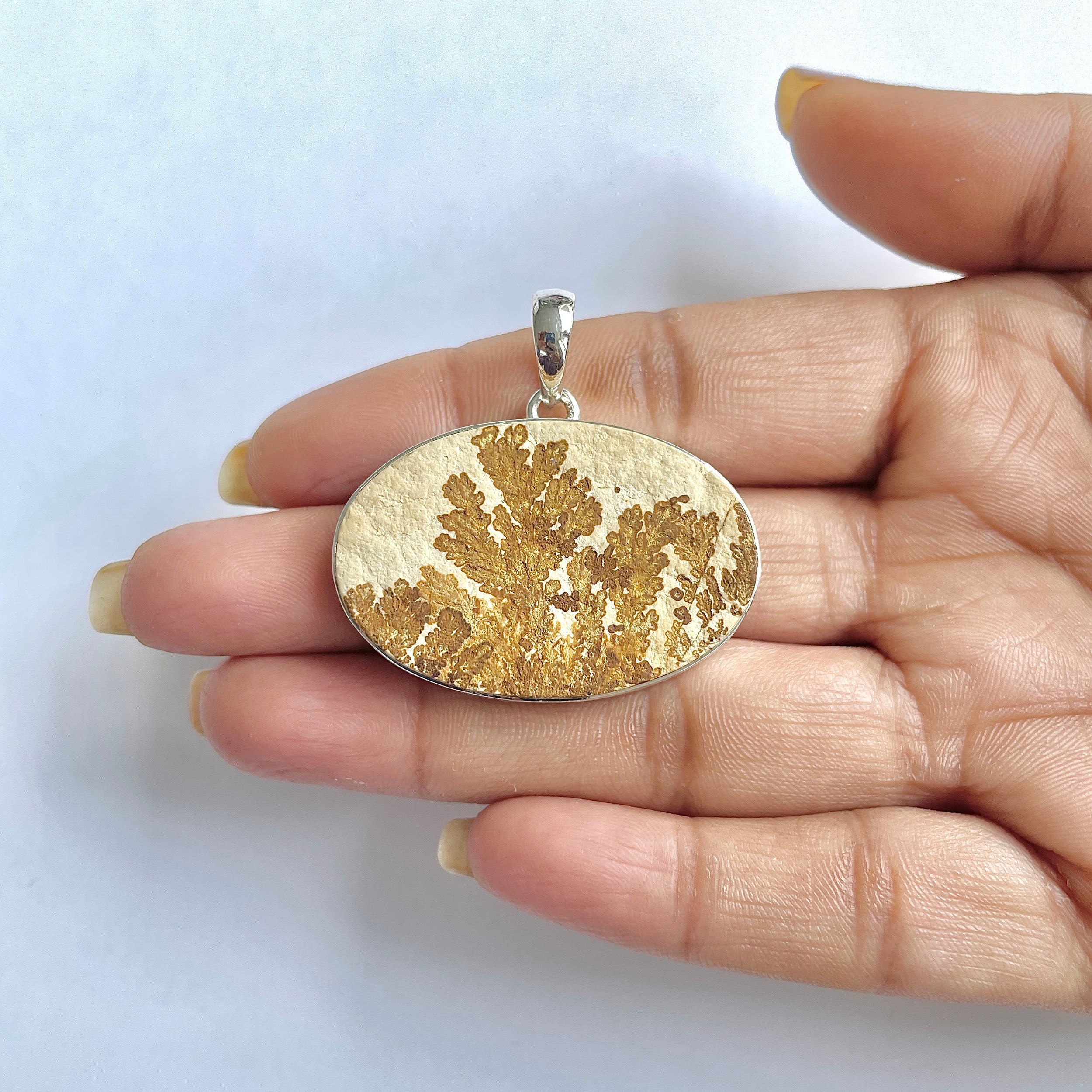 Psilomelane Dendrite Pendant-(PSD-1-4)