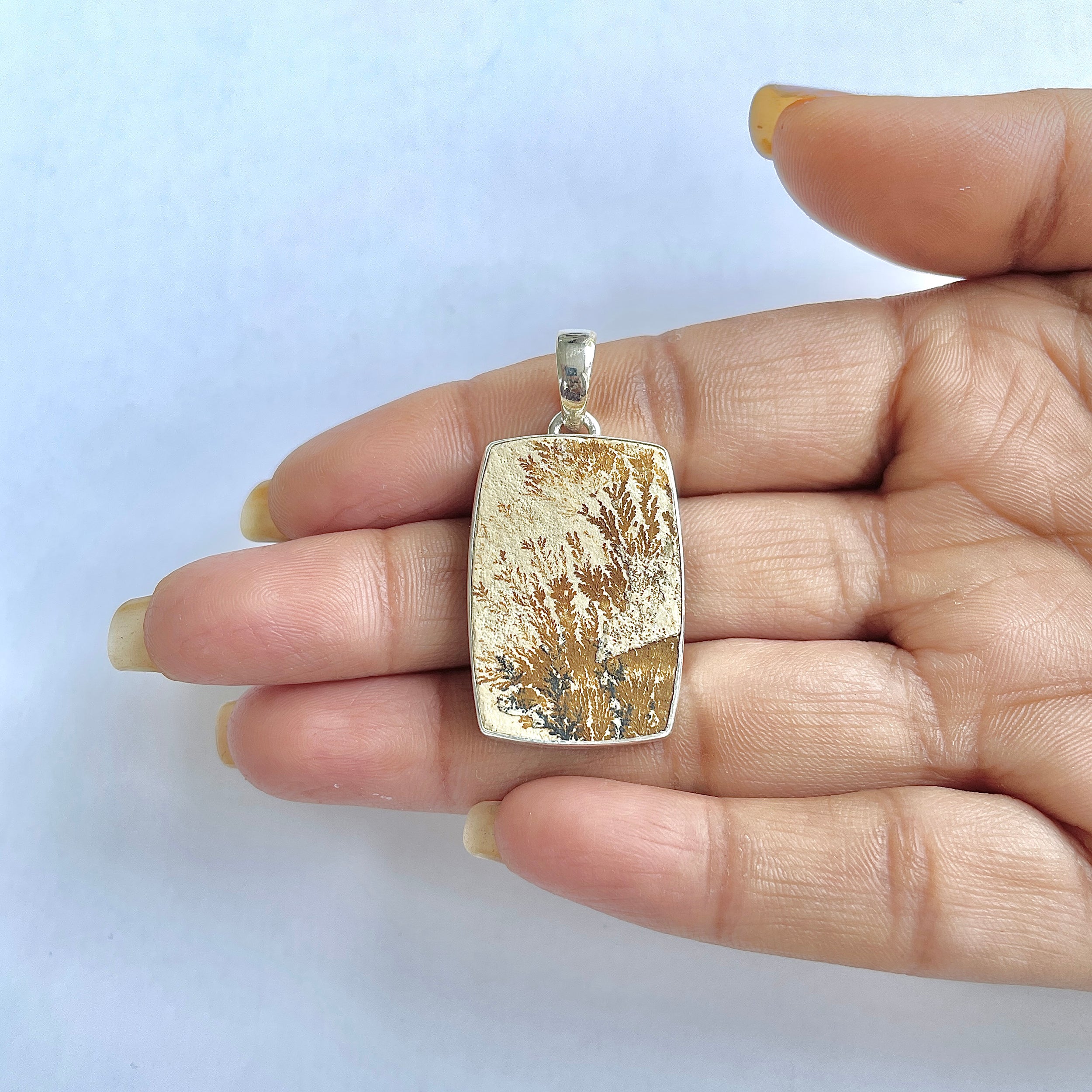 Psilomelane Dendrite Pendant-(PSD-1-6)