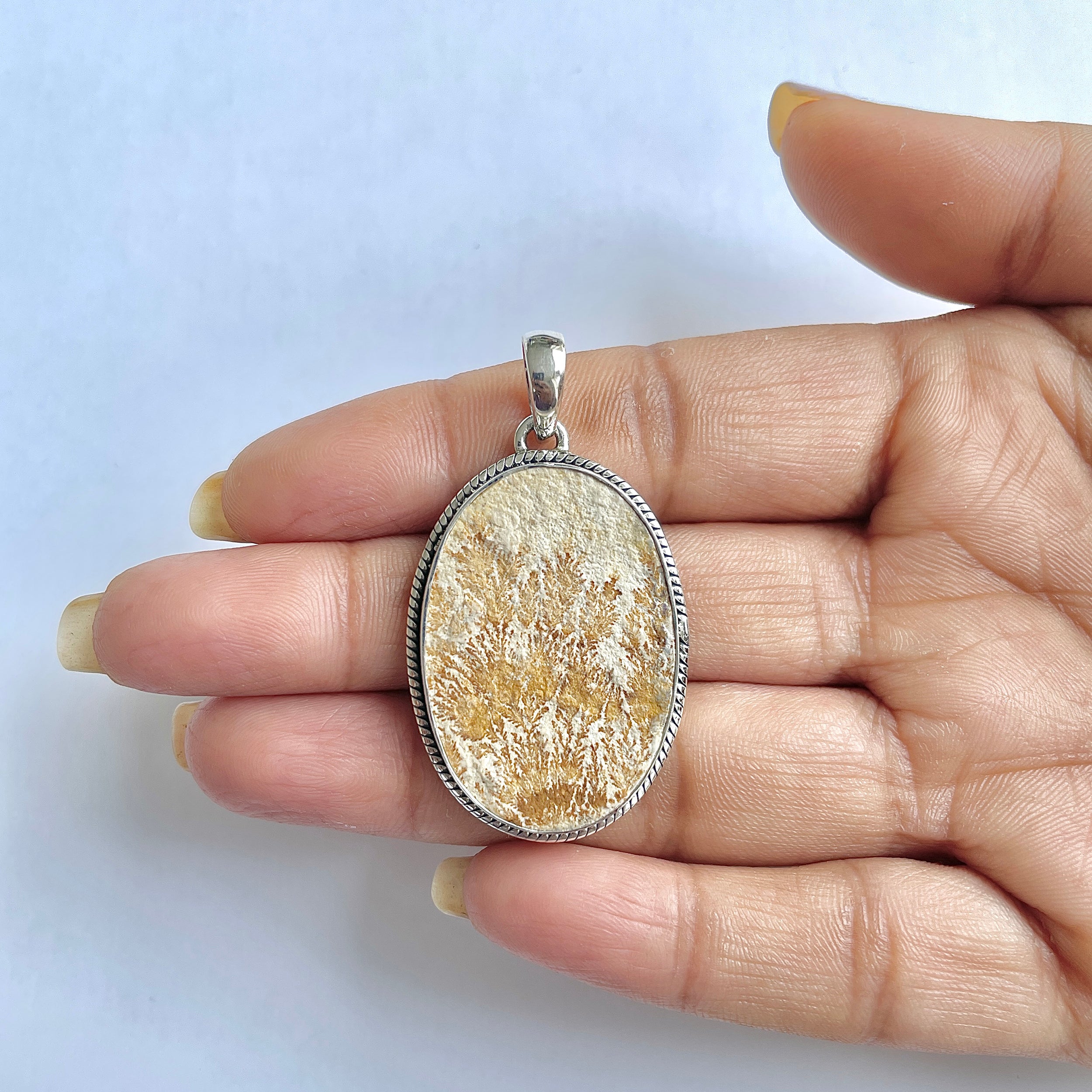 Psilomelane Dendrite Pendant-(PSD-1-7)