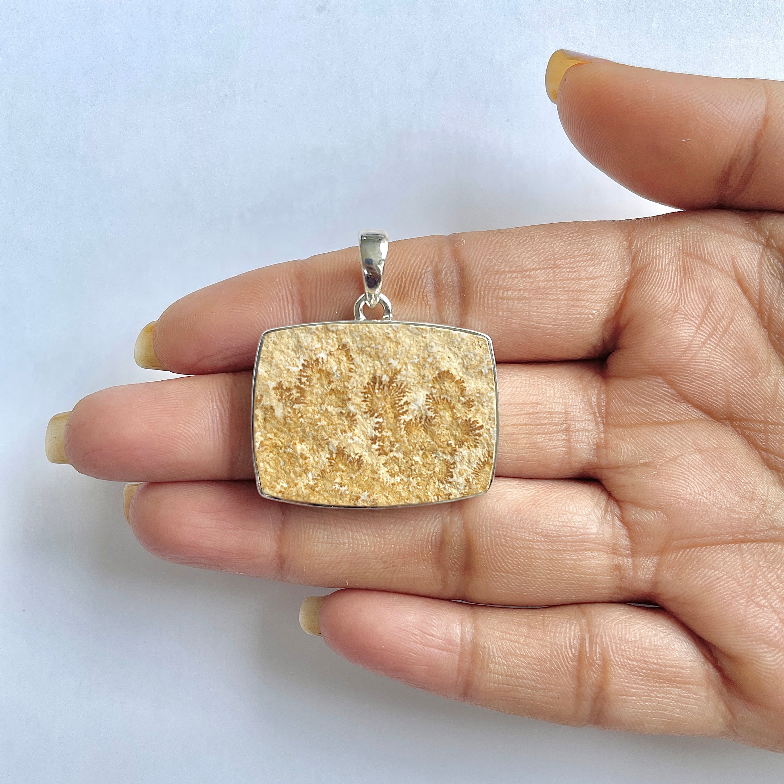 Psilomelane Dendrite Pendant-(PSD-1-8)