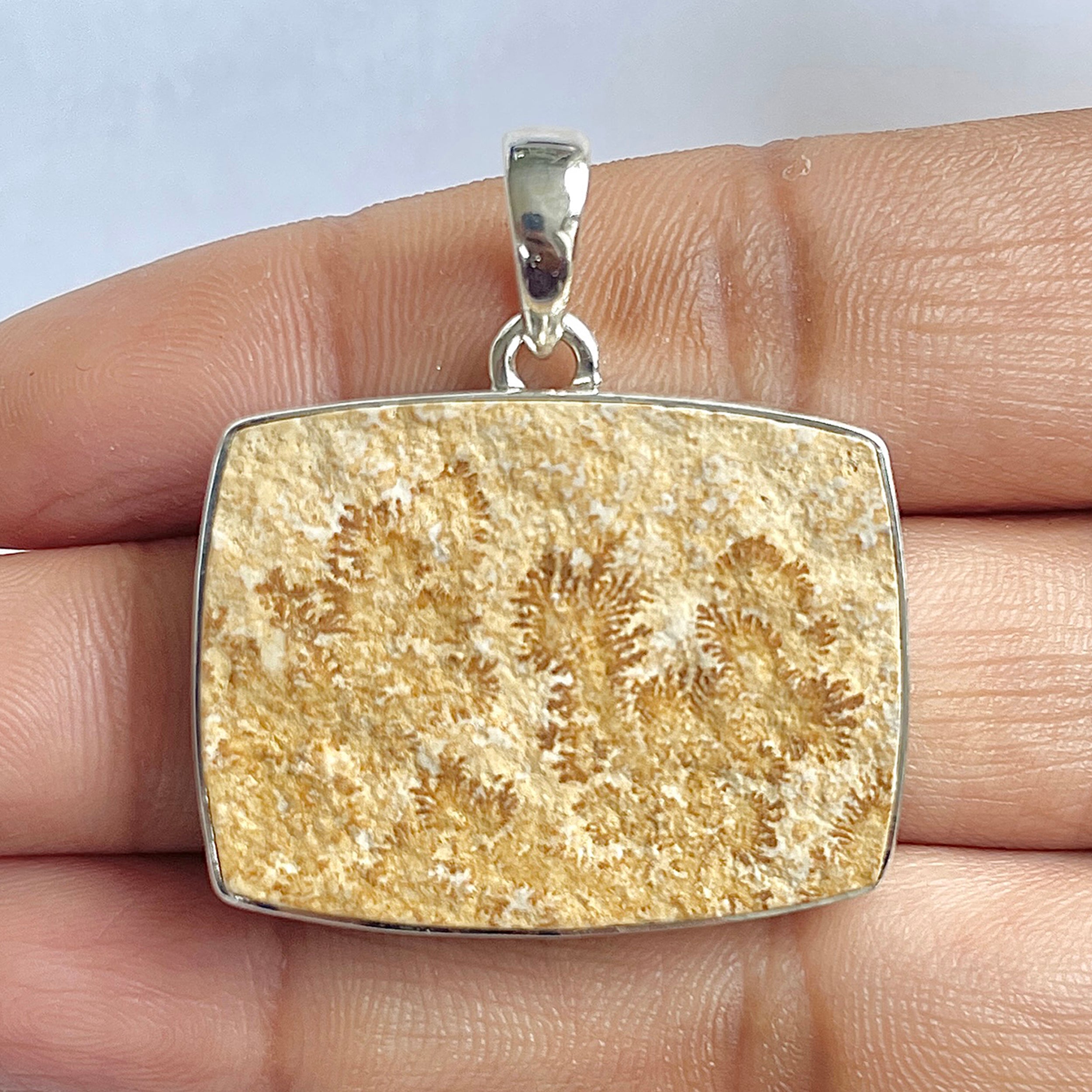 Psilomelane Dendrite Pendant-(PSD-1-8)