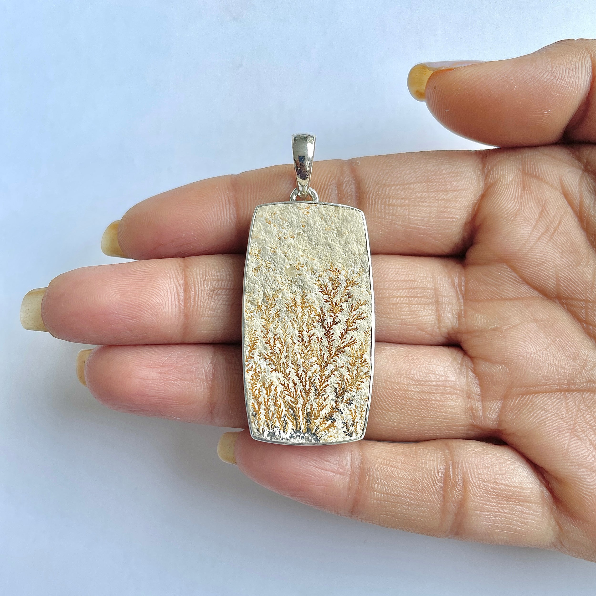 Psilomelane Dendrite Pendant-(PSD-1-9)