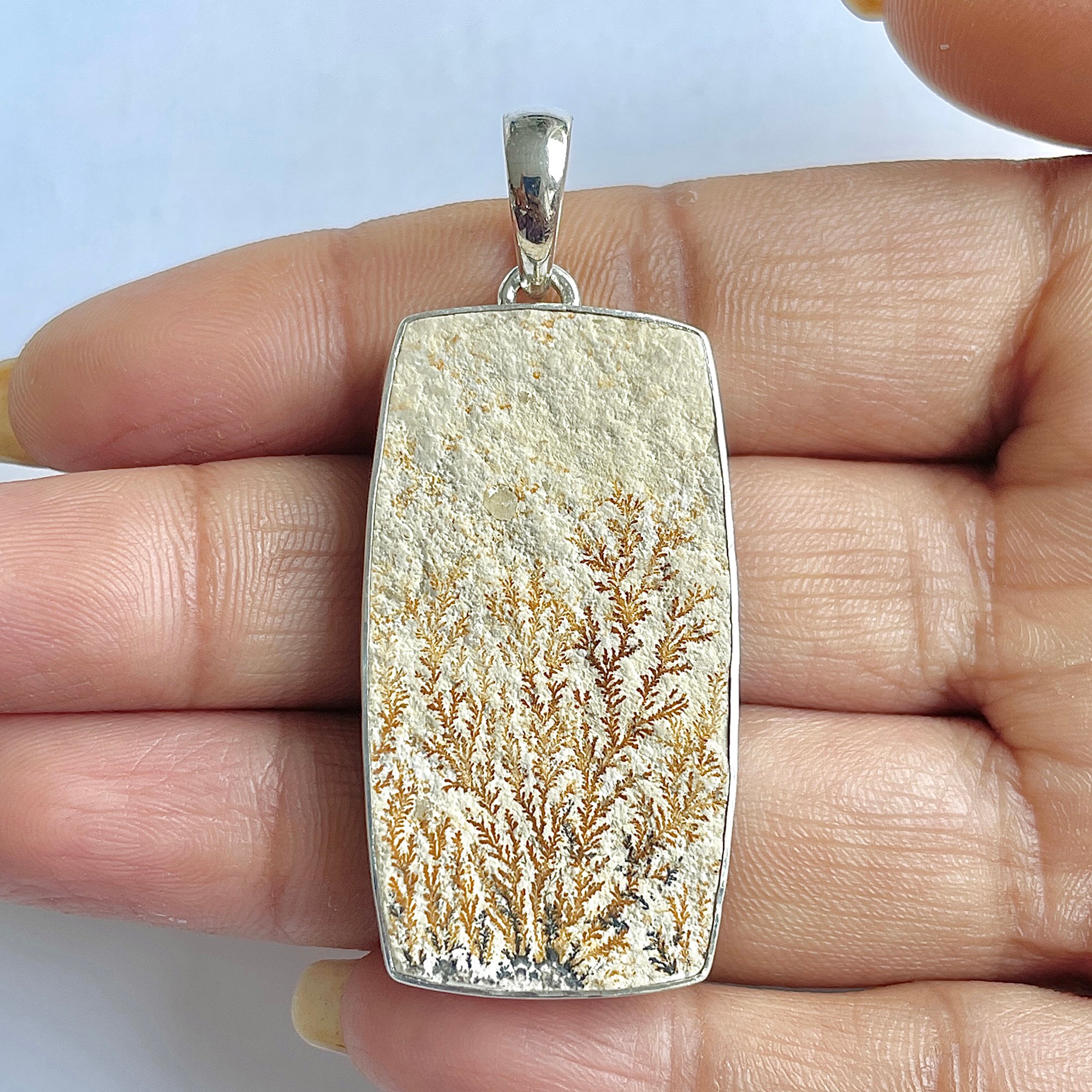 Psilomelane Dendrite Pendant-(PSD-1-9)