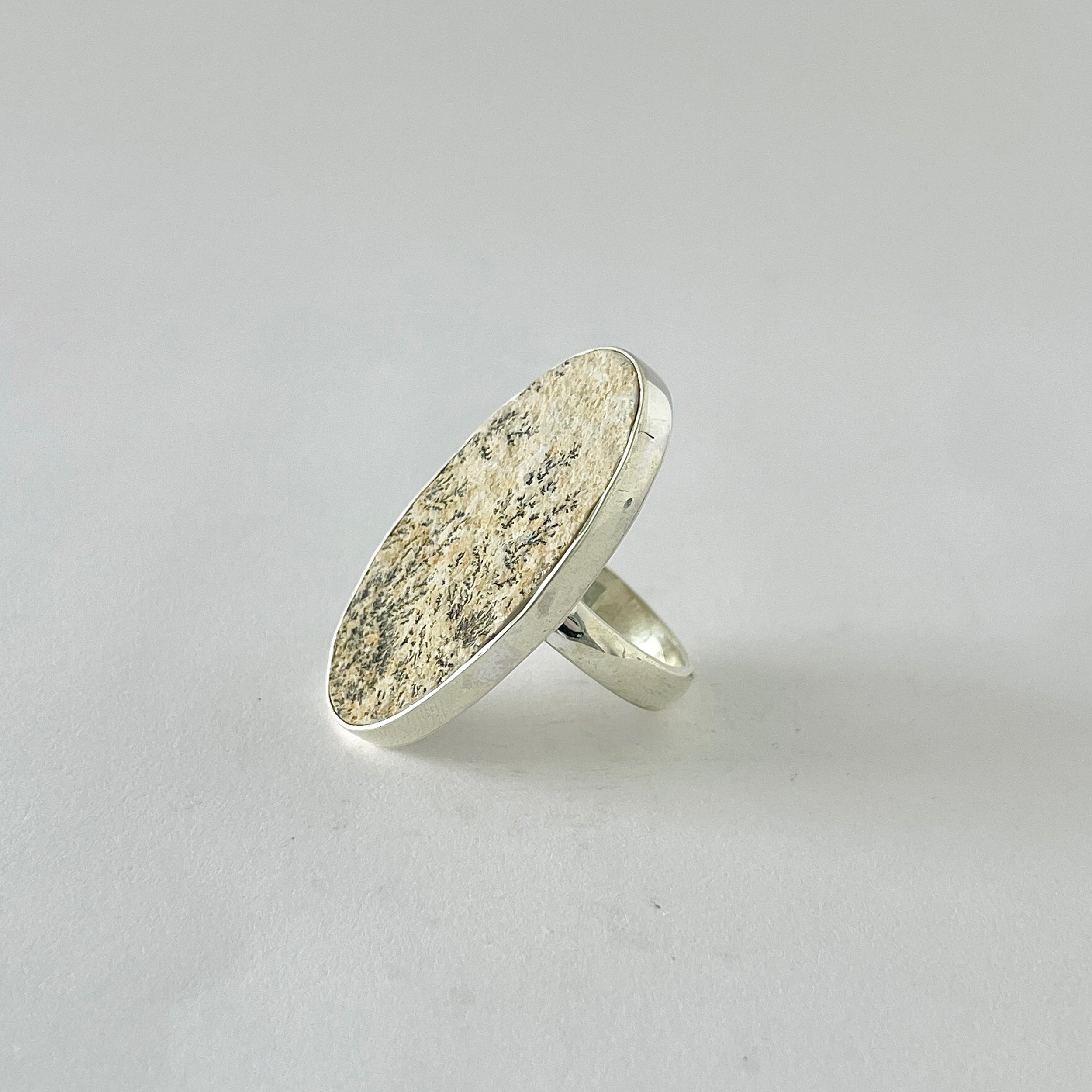 Psilomelane Dendrite Ring-(PSD-2-13)