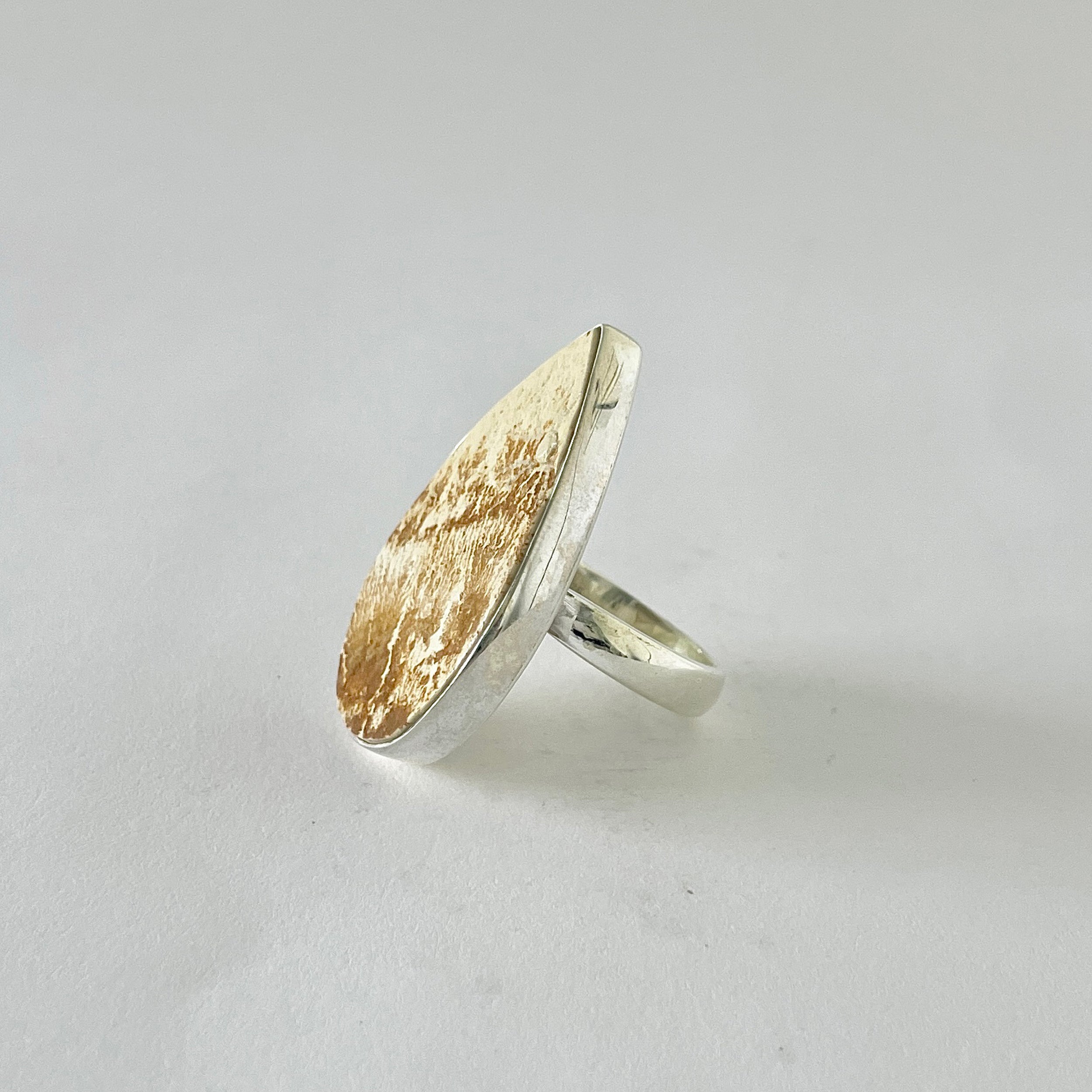 Psilomelane Dendrite Ring-(PSD-2-22)