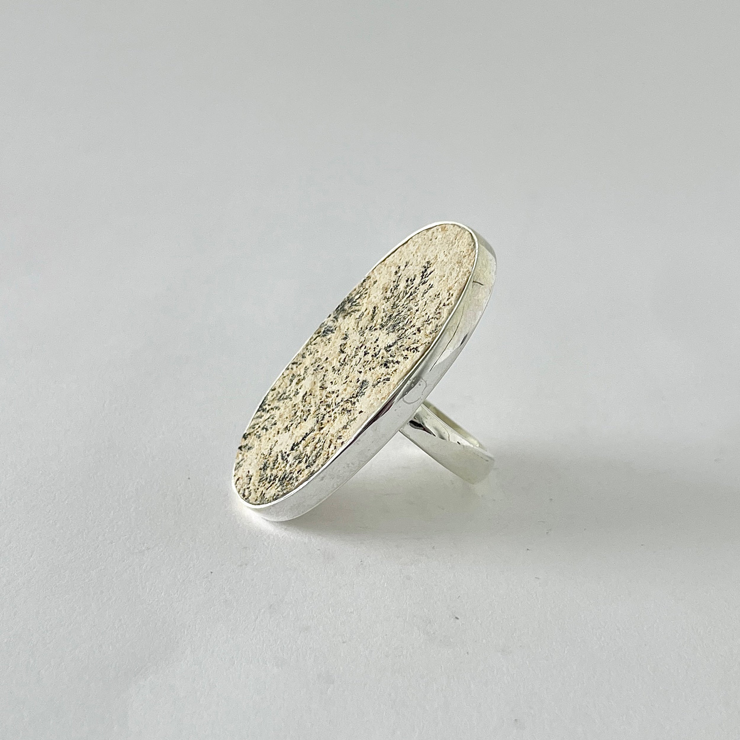 Psilomelane Dendrite Ring-(PSD-2-26)