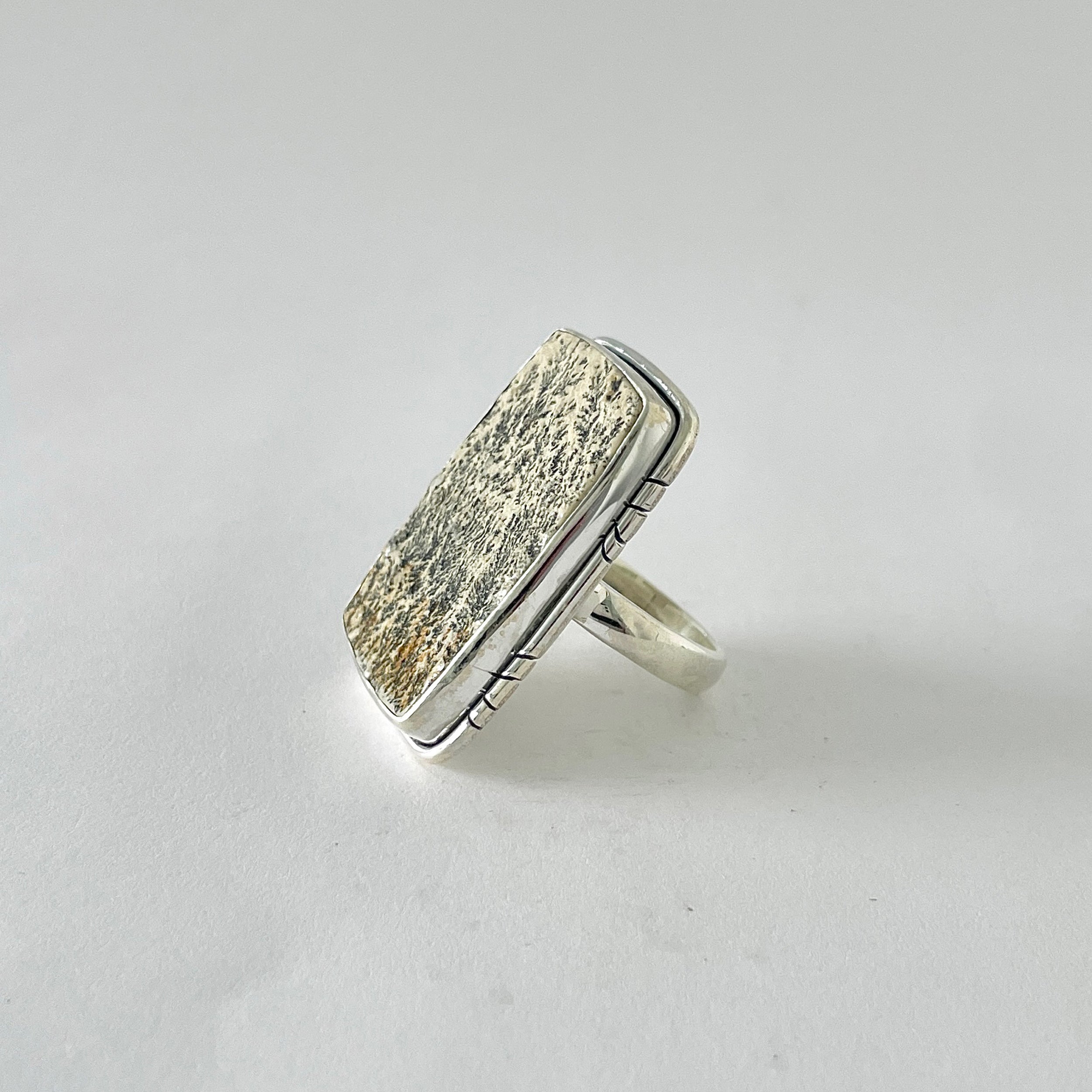 Psilomelane Dendrite Ring-(PSD-2-4)