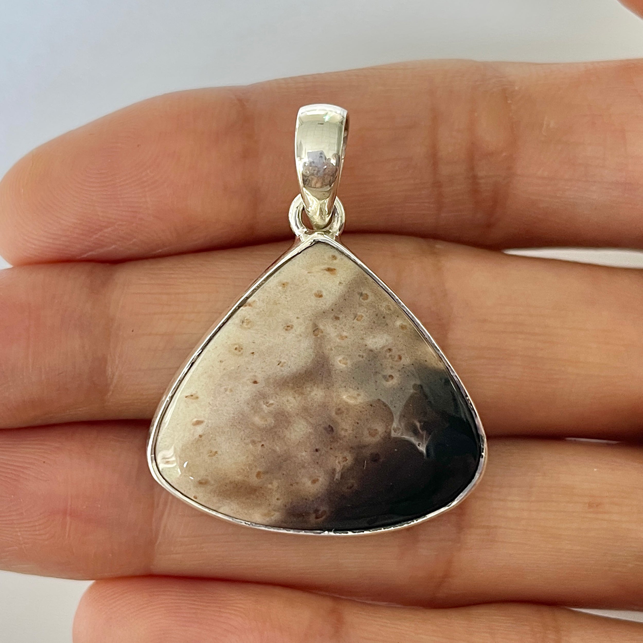Plumroot Agate Pendant-(PTJ-1-14)