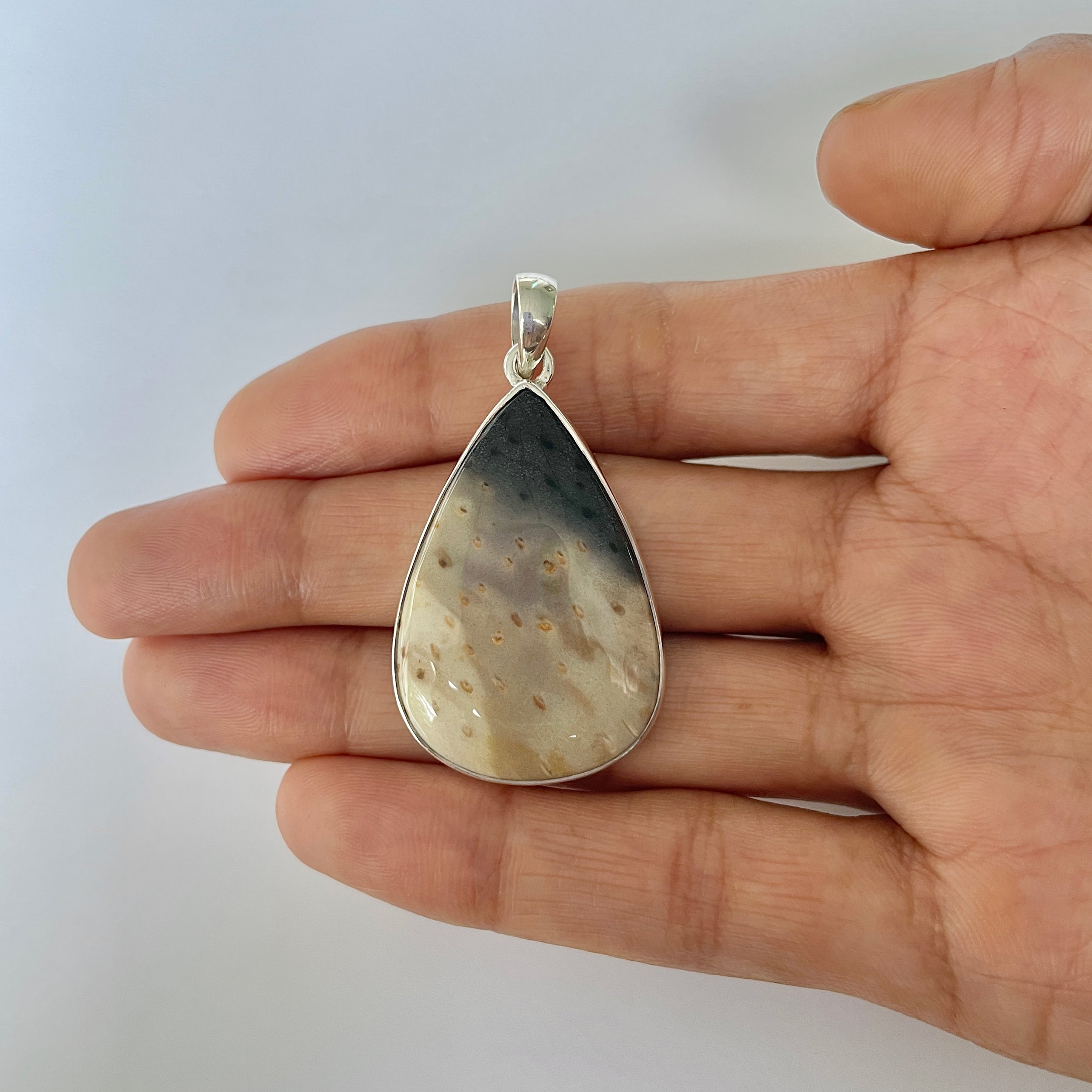 Plumroot Agate Pendant-(PTJ-1-2)