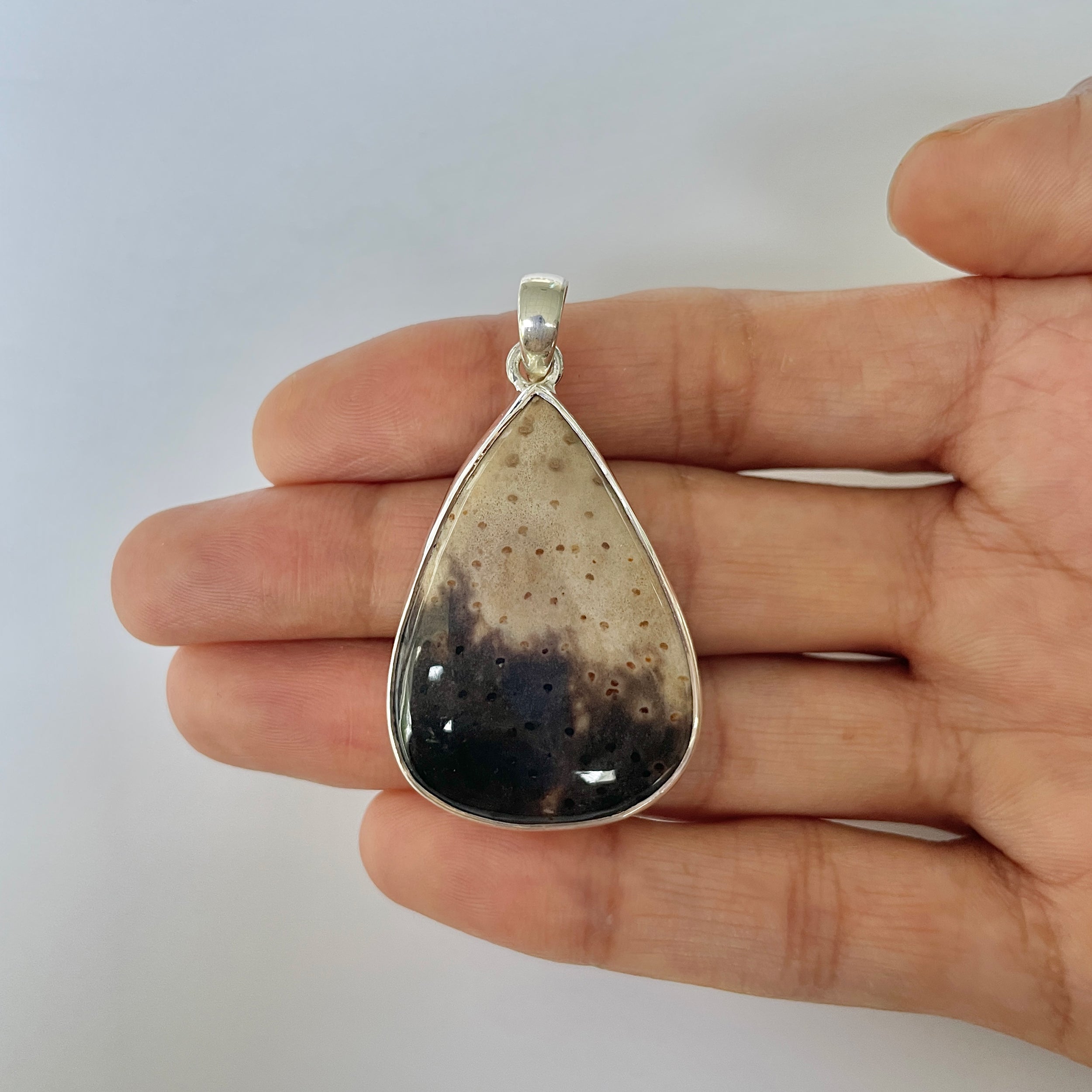 Plumroot Agate Pendant-(PTJ-1-6)