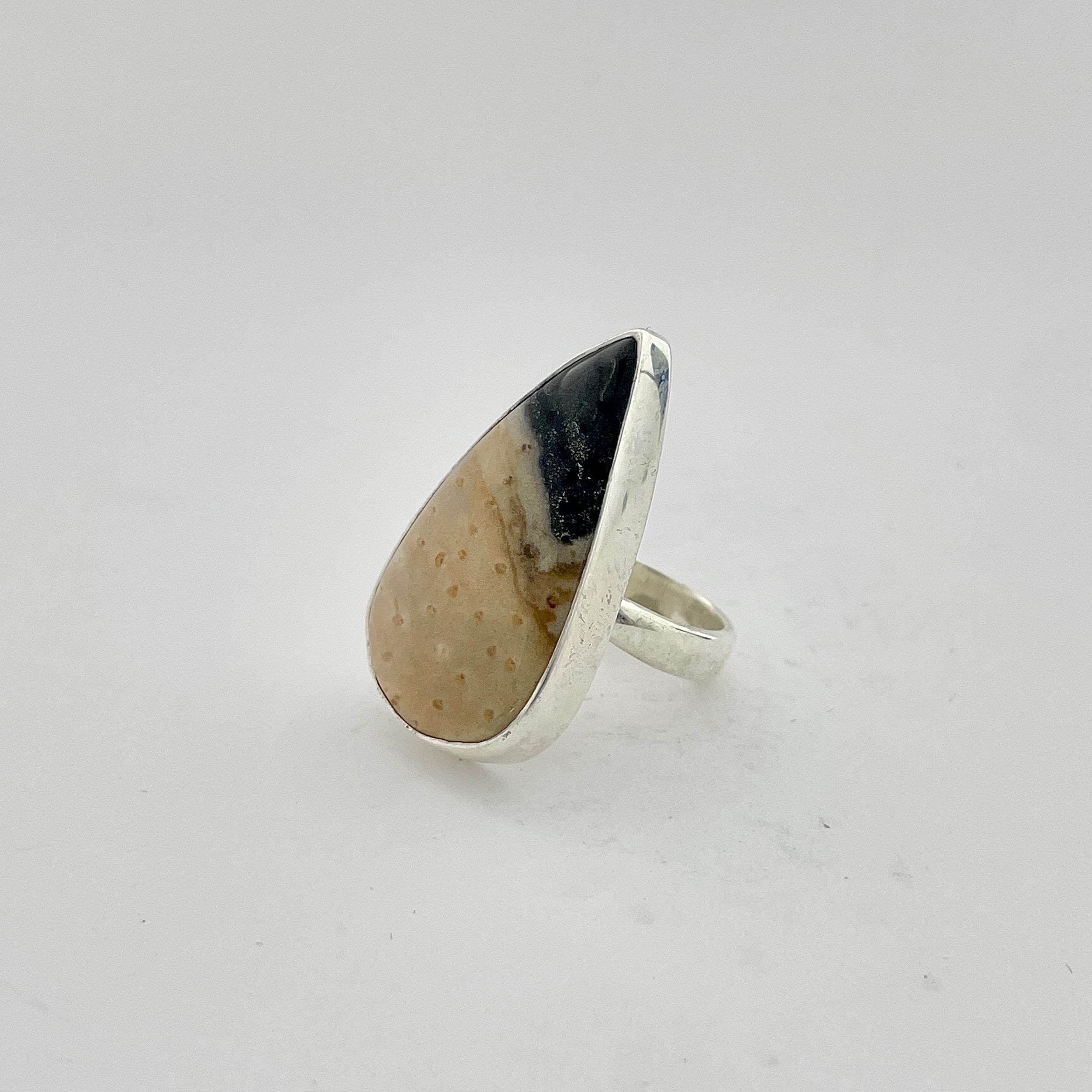 Plumroot Agate Ring-(PTJ-2-1)