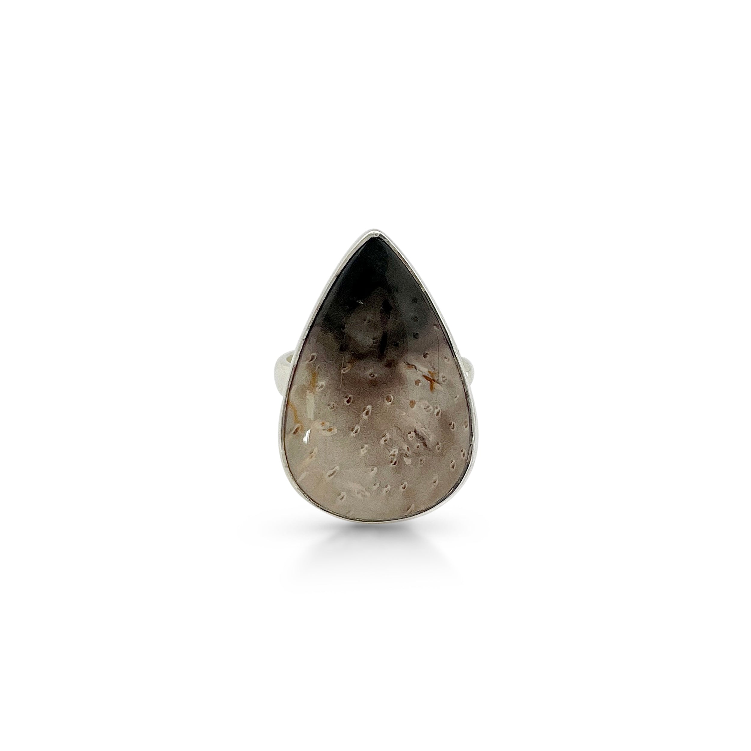 Plumroot Agate Ring-(PTJ-2-10)