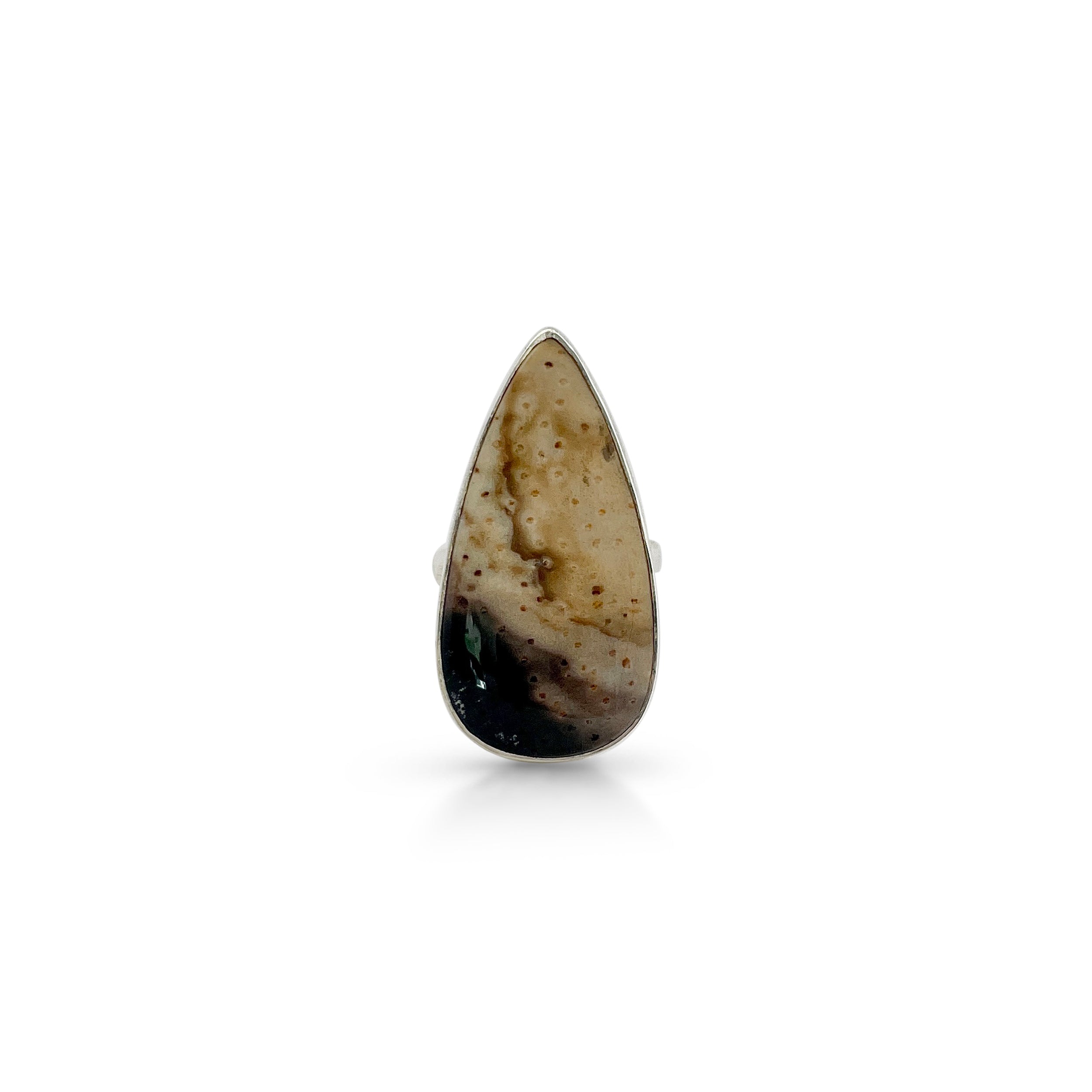 Plumroot Agate Ring-(PTJ-2-16)