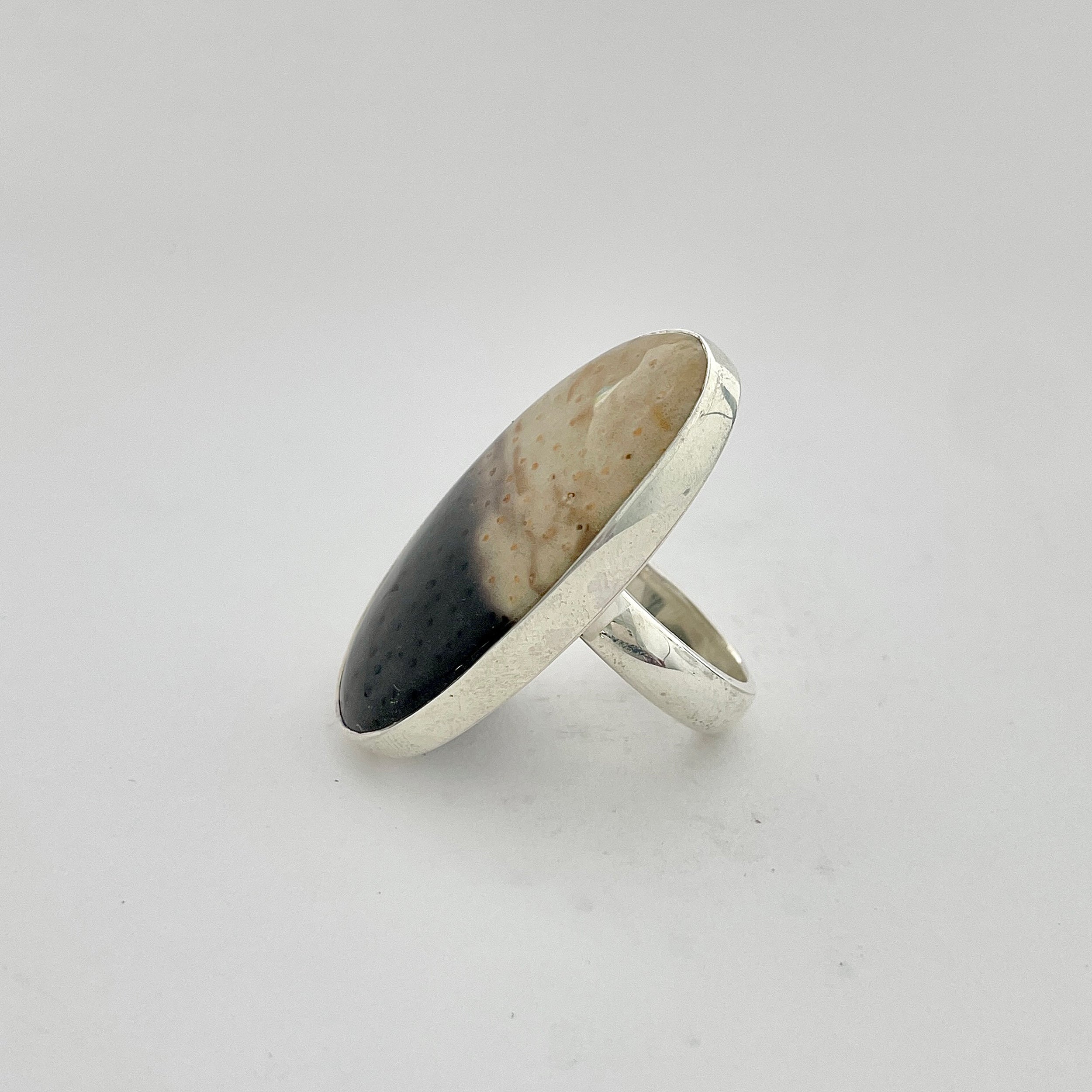 Plumroot Agate Ring-(PTJ-2-19)