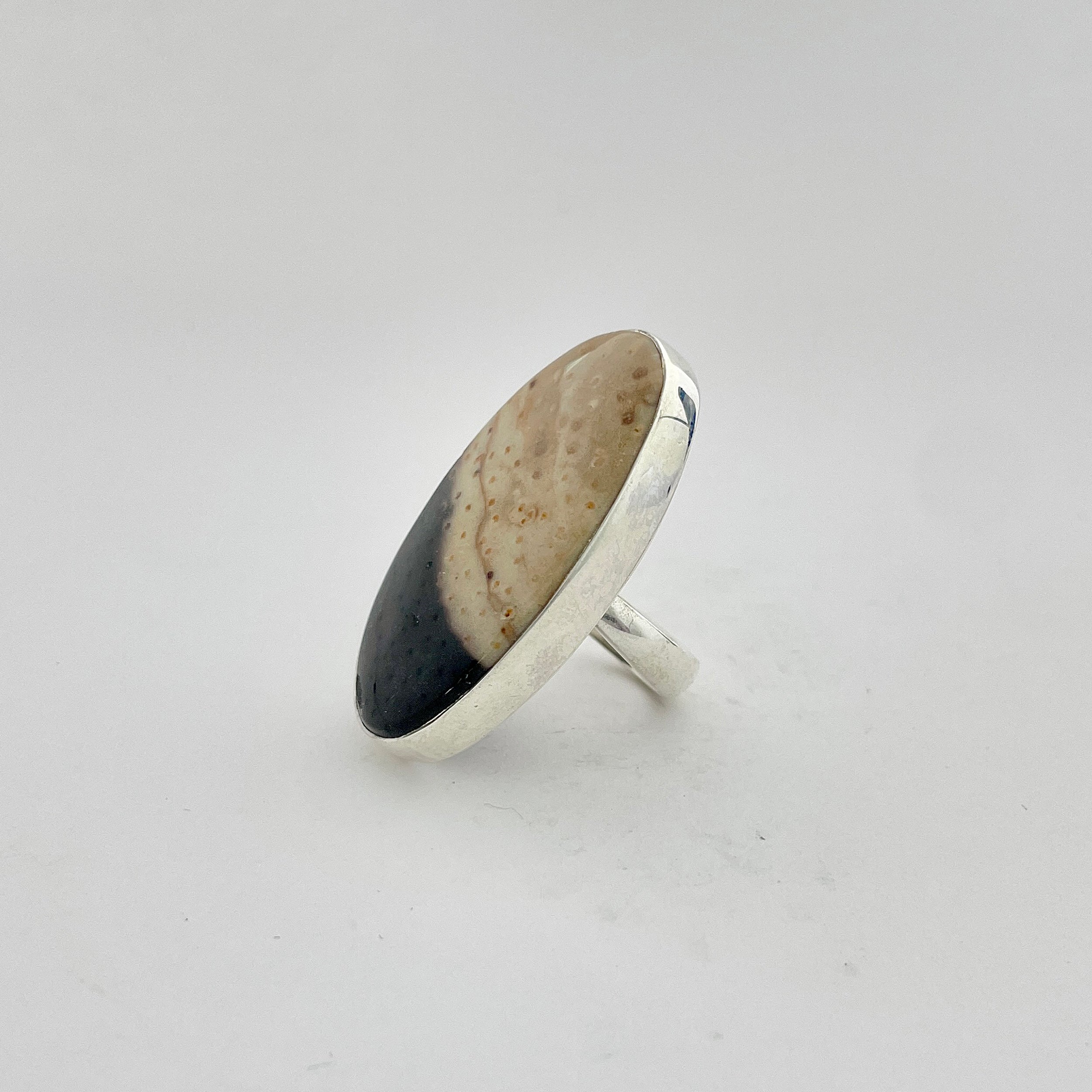 Plumroot Agate Ring-(PTJ-2-23)