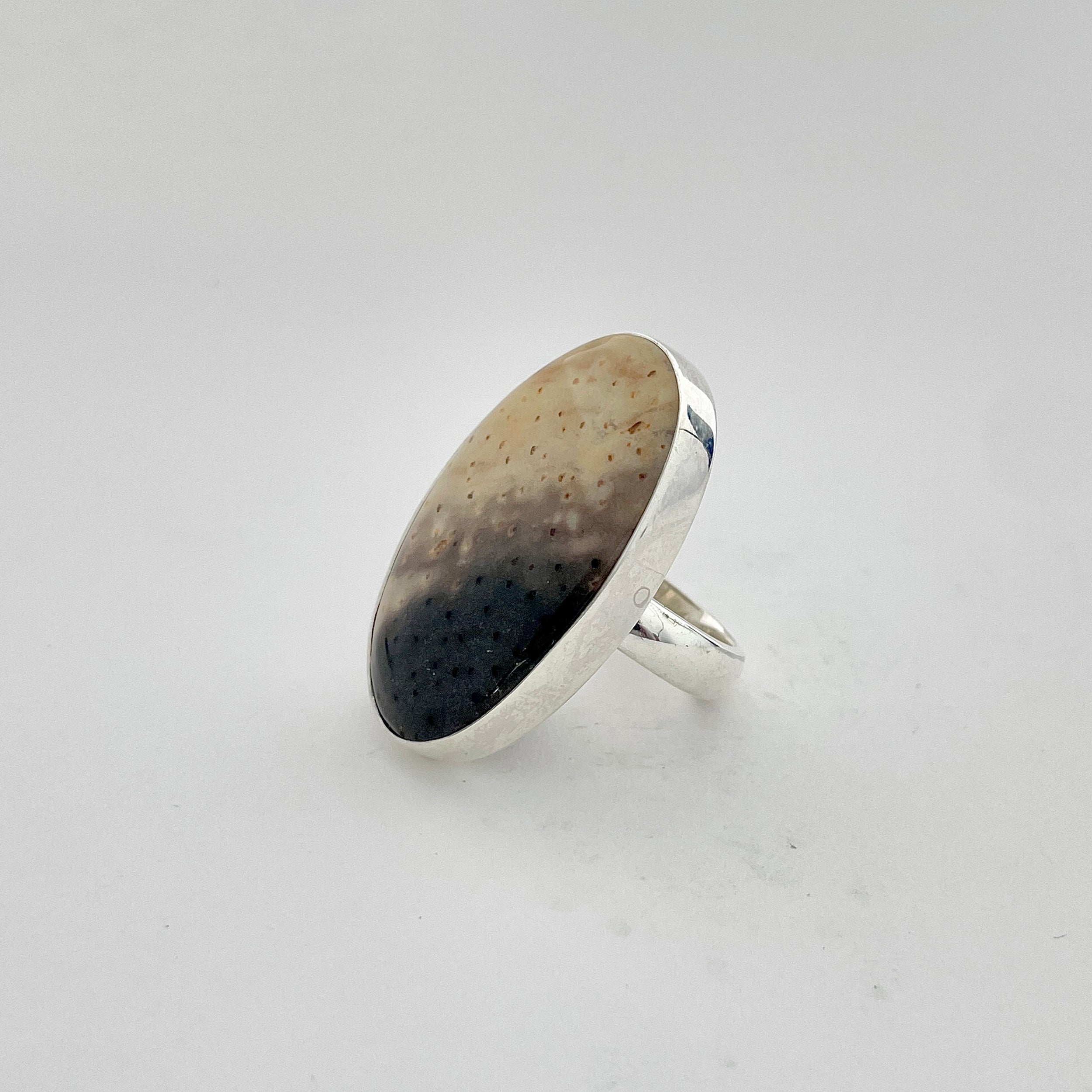 Plumroot Agate Ring-(PTJ-2-24)