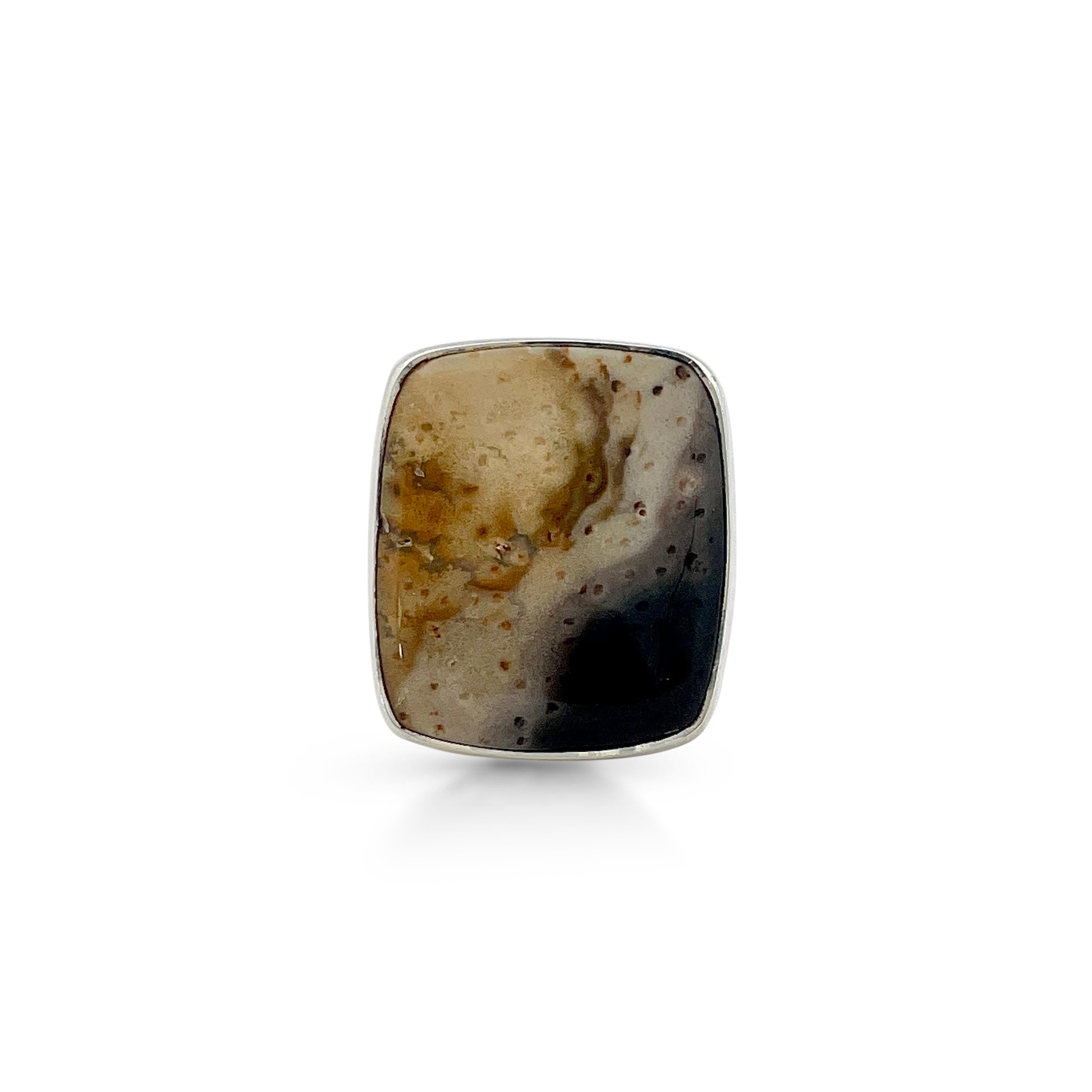 Plumroot Agate Ring-(PTJ-2-6)