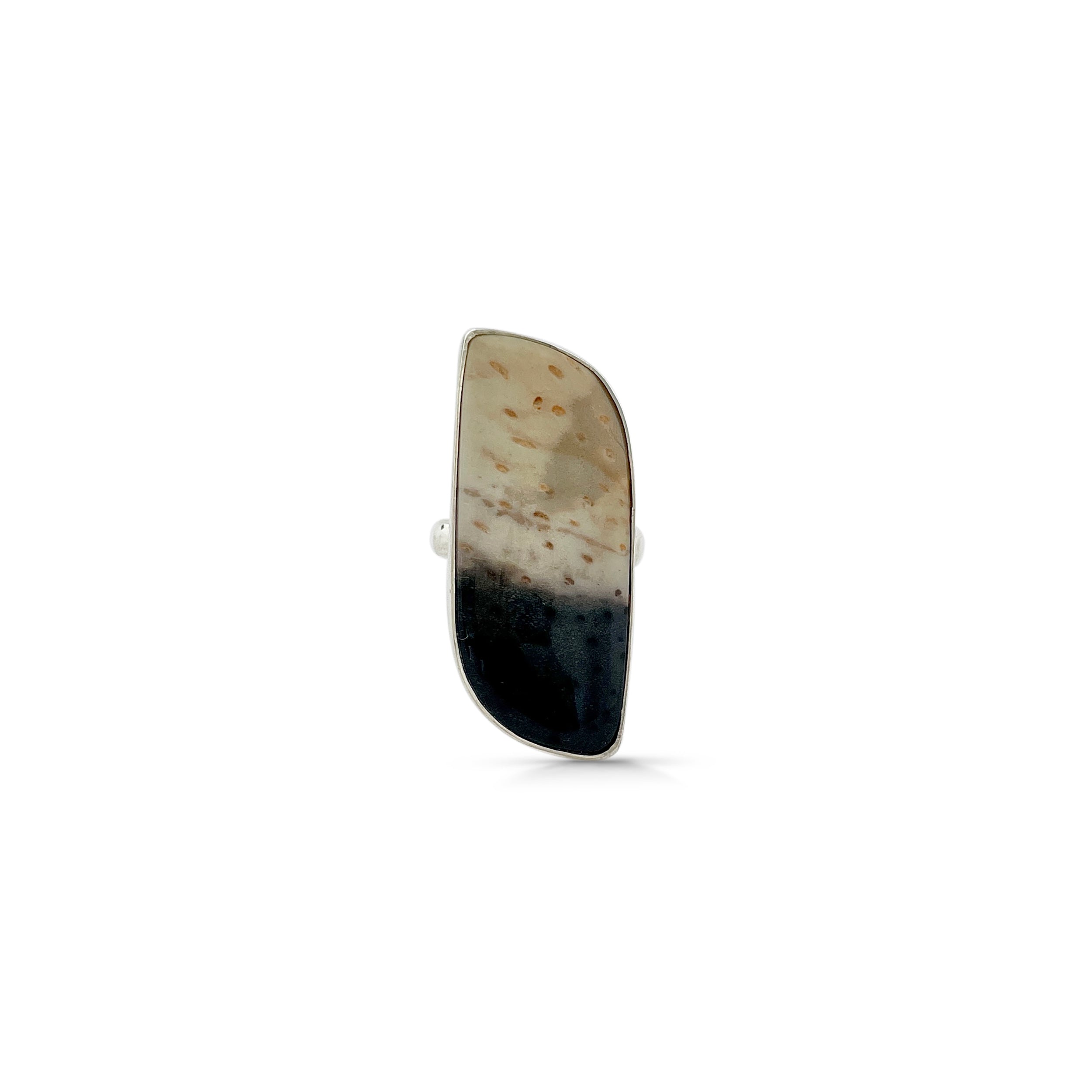 Plumroot Agate Ring-(PTJ-2-7)