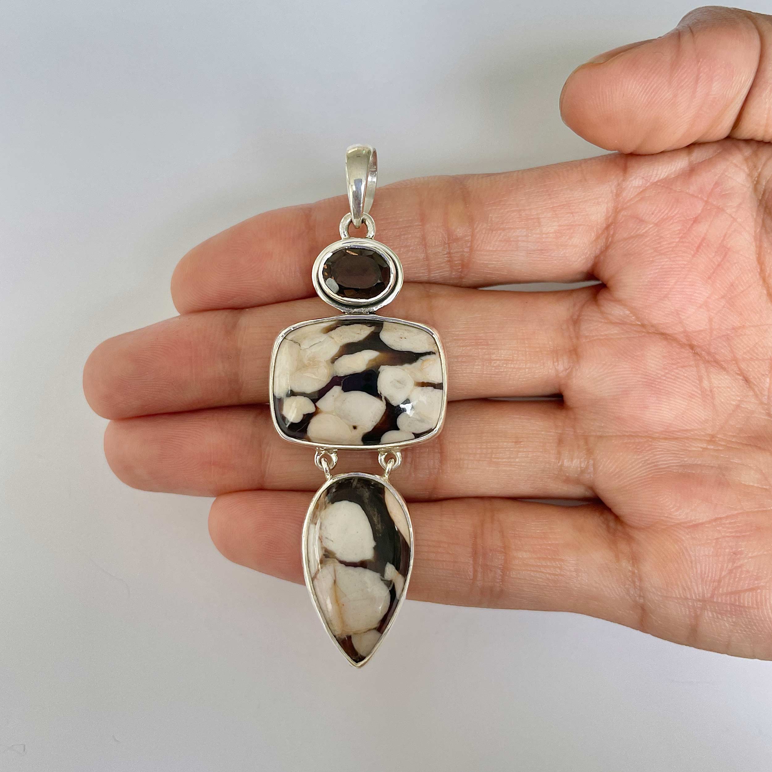 Peanutwood Jasper Pendant-(PWJ-1-11)