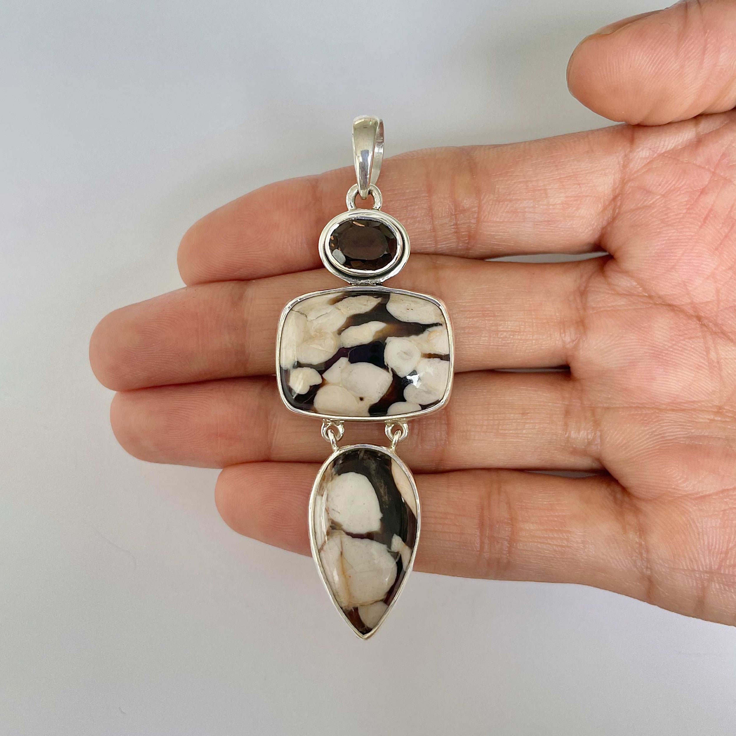 Peanutwood Jasper Pendant-(PWJ-1-11)
