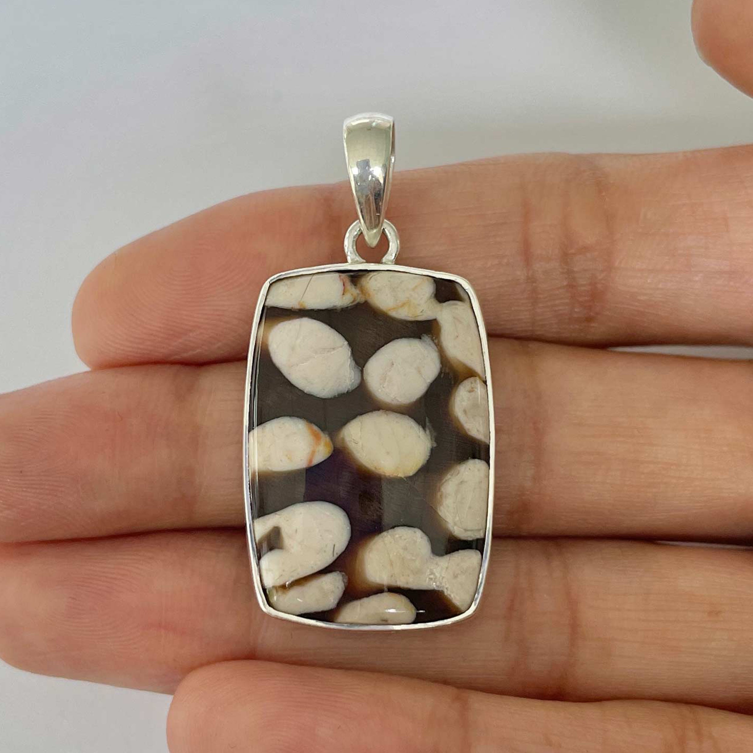 Peanutwood Jasper Pendant-(PWJ-1-15)