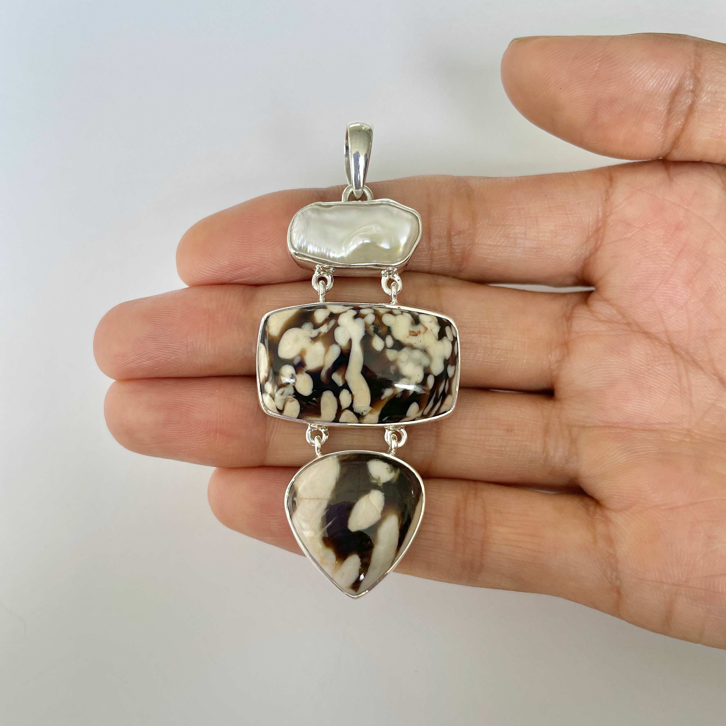 Peanutwood Jasper Pendant-(PWJ-1-25)