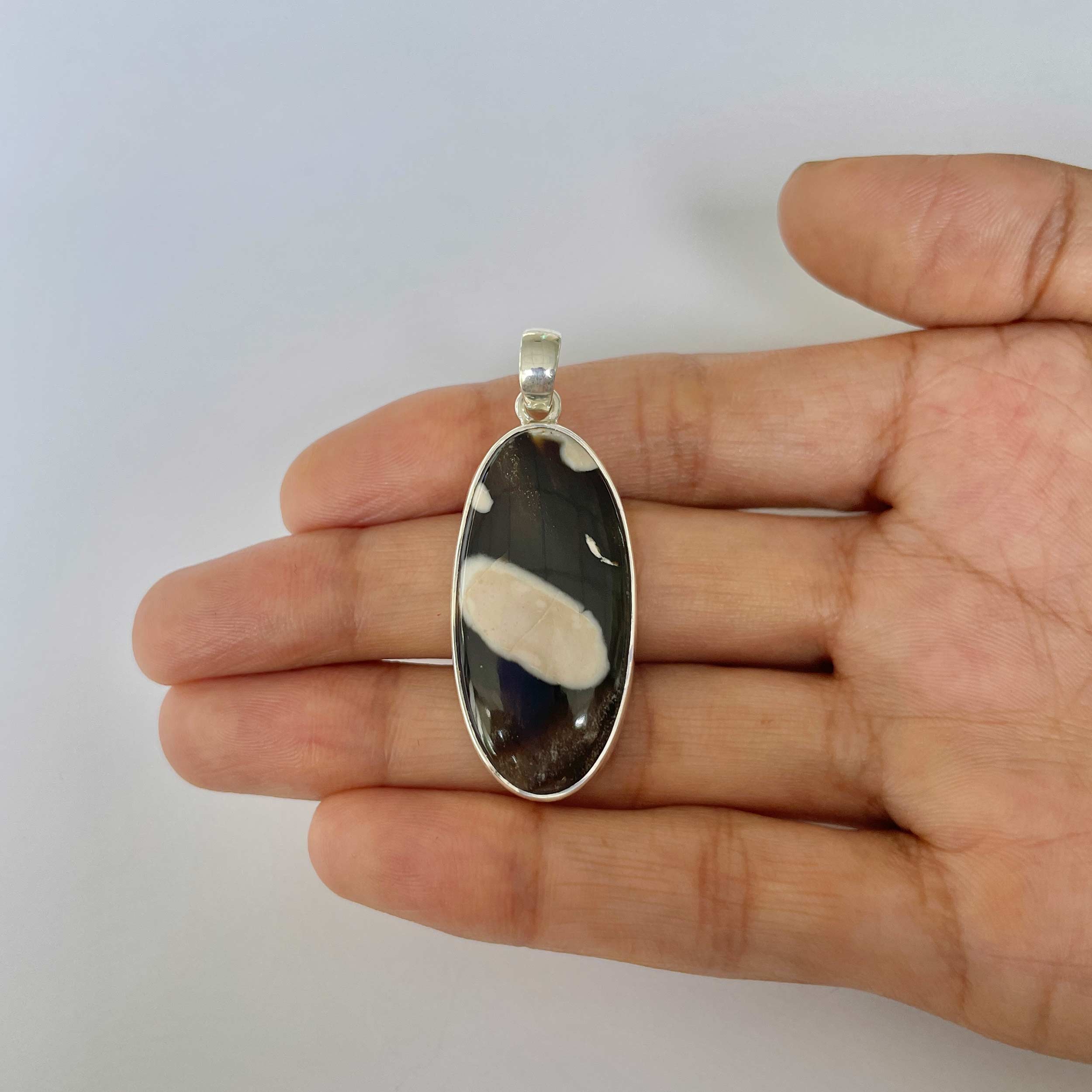 Peanutwood Jasper Pendant-(PWJ-1-26)