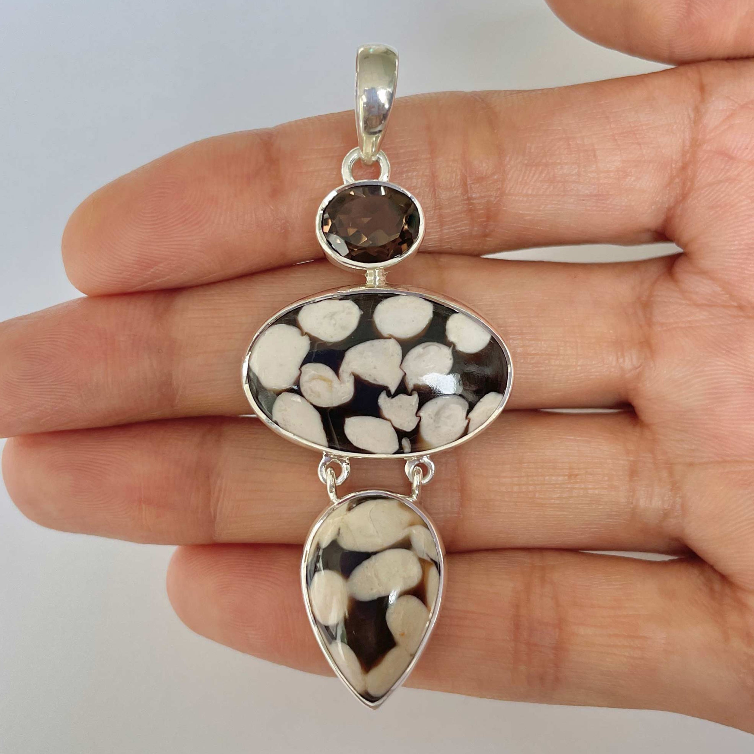 Peanutwood Jasper Pendant-(PWJ-1-7)