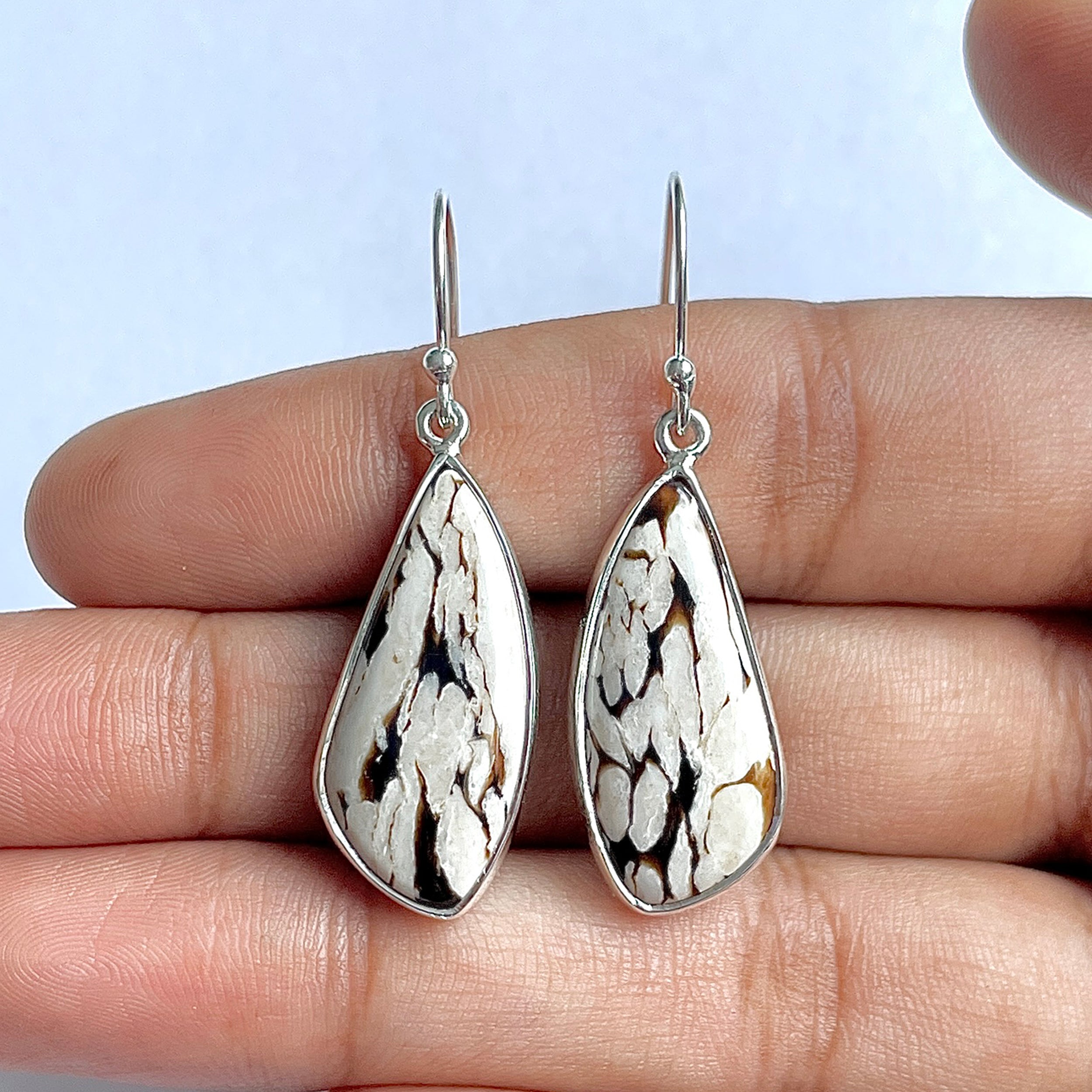 Peanutwood Jasper Earring-(PWJ-3-18)