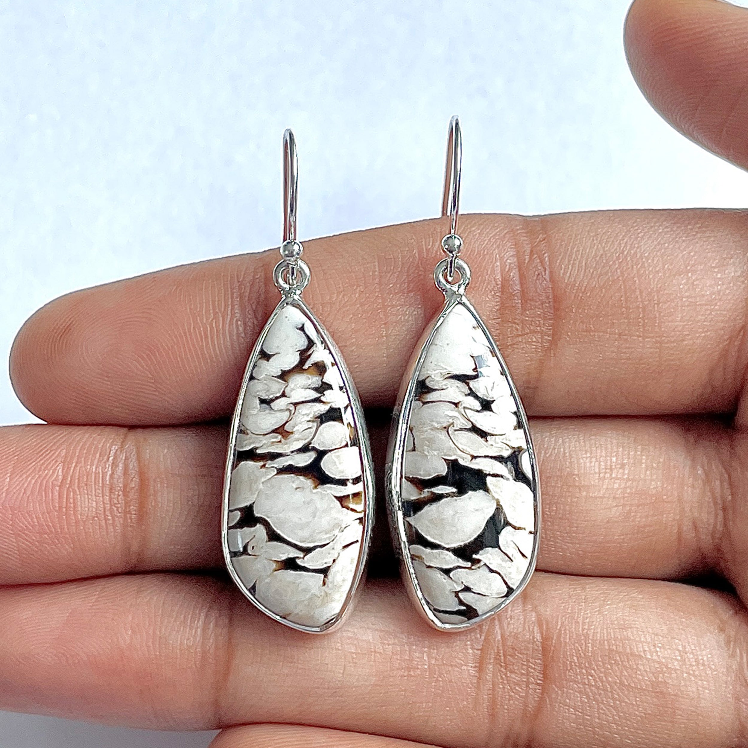 Peanutwood Jasper Earring-(PWJ-3-21)