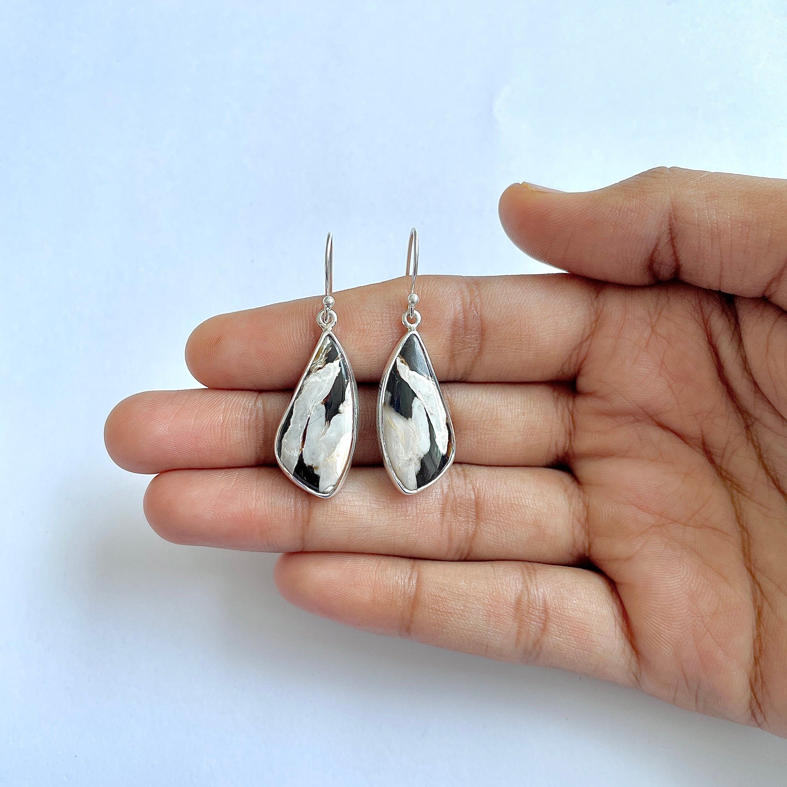 Peanutwood Jasper Earring-(PWJ-3-3)