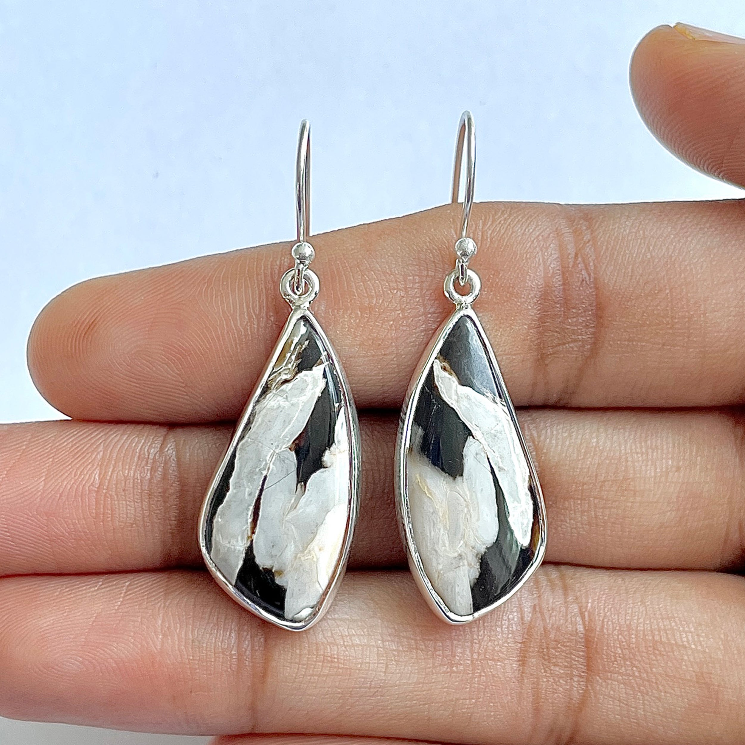 Peanutwood Jasper Earring-(PWJ-3-3)